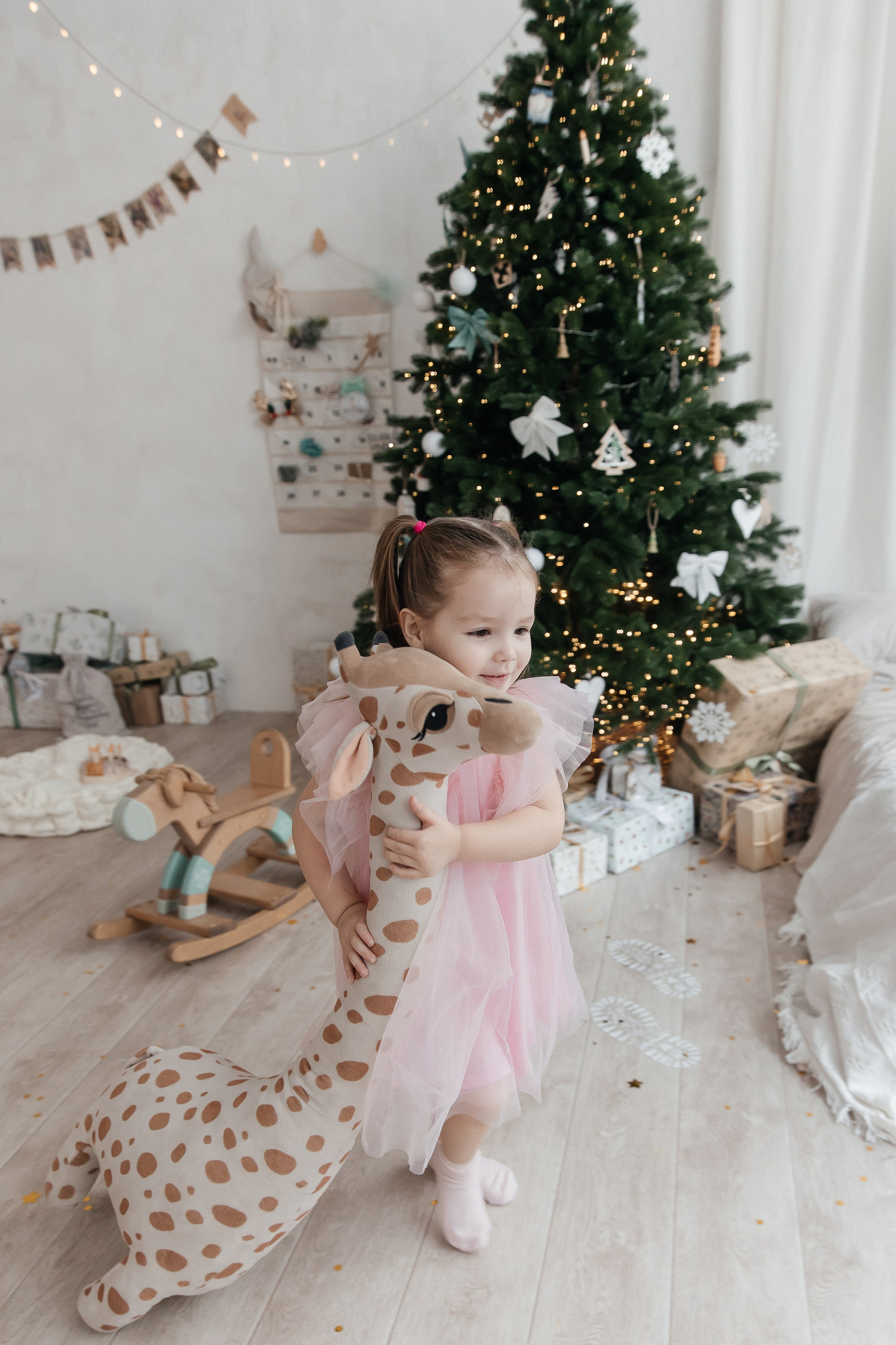 Новогодняя фотосессия с кроликом 🐰