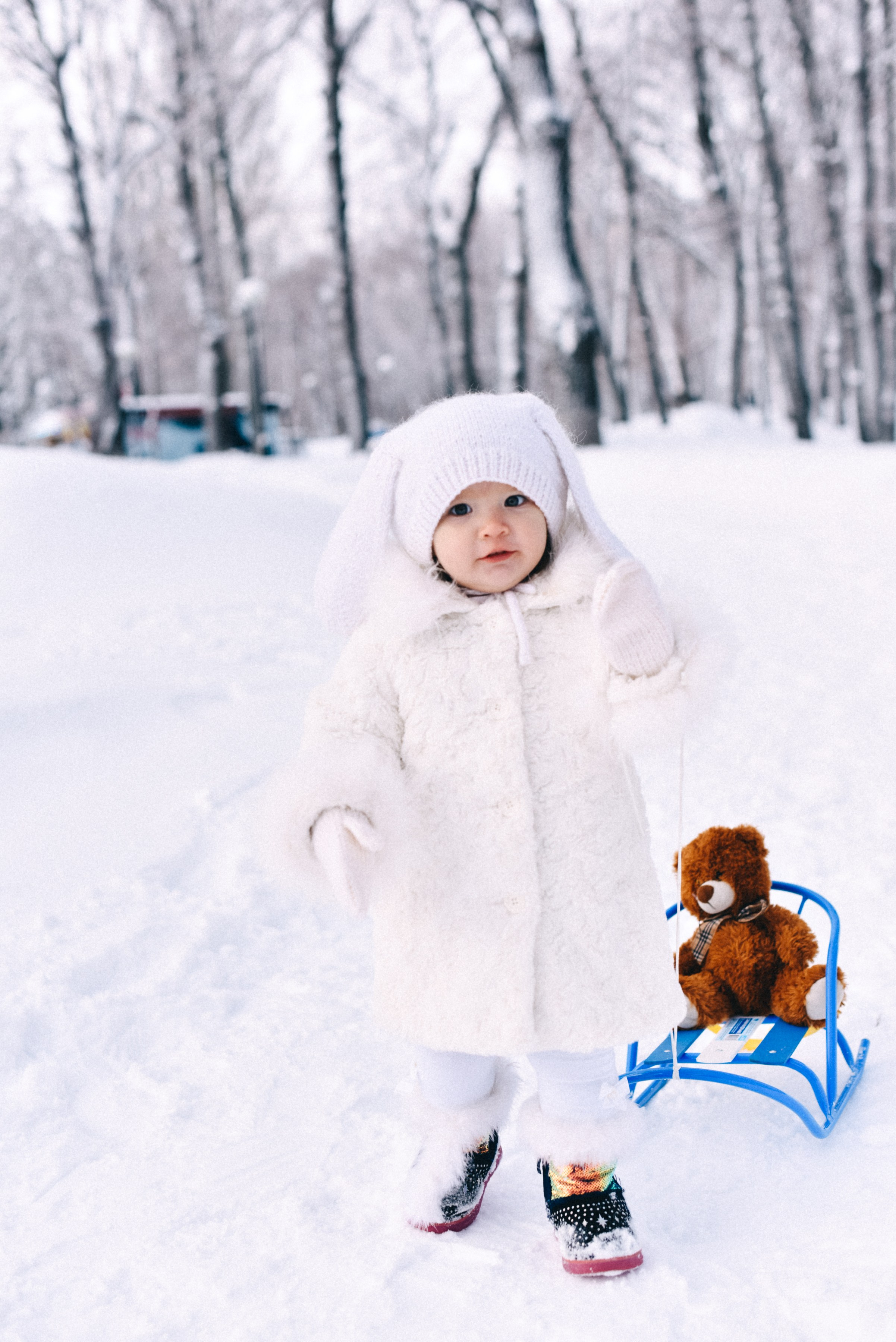 Девочки зима