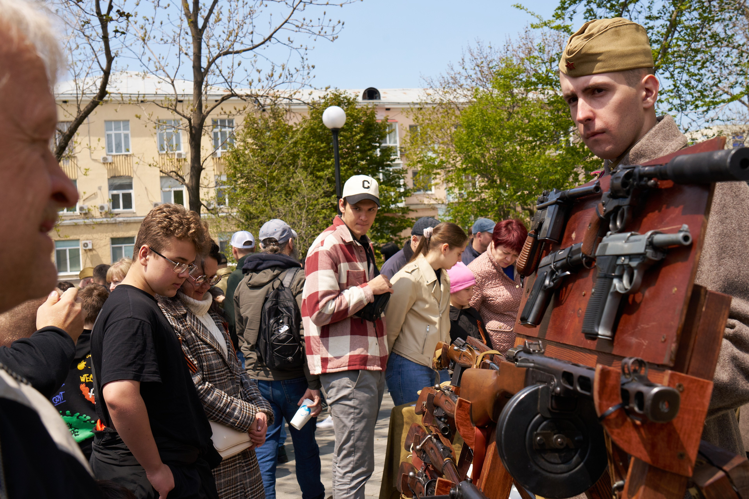 Реконструкция, посвящённая 9 мая. Профессиональный репортажный фотограф Инесса Иминова