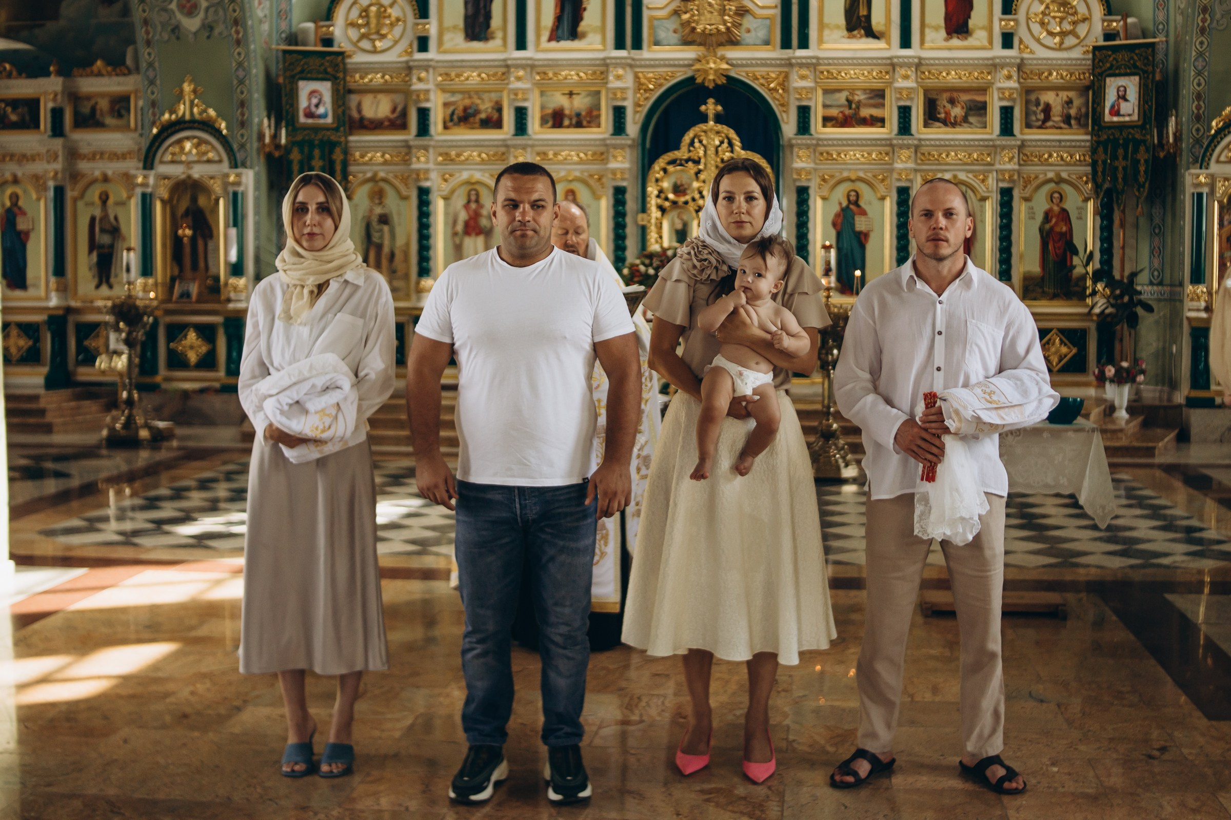 Крещение Варвары и Елизаветы. Семейный фотограф в Волгодонске Краченцева Анна