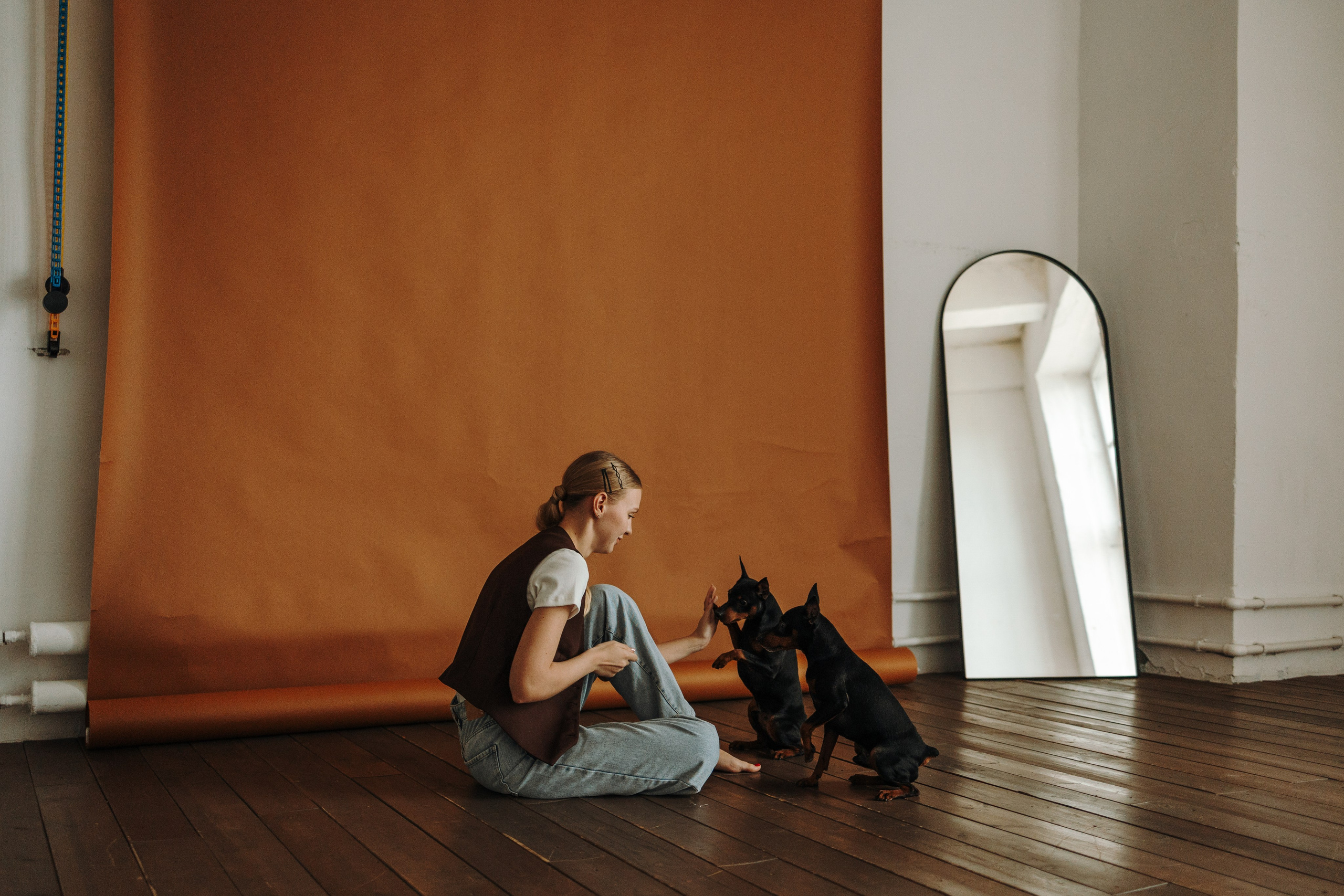 Катя и ее мальчики. Фотограф — Анималист | Санкт-Петербург