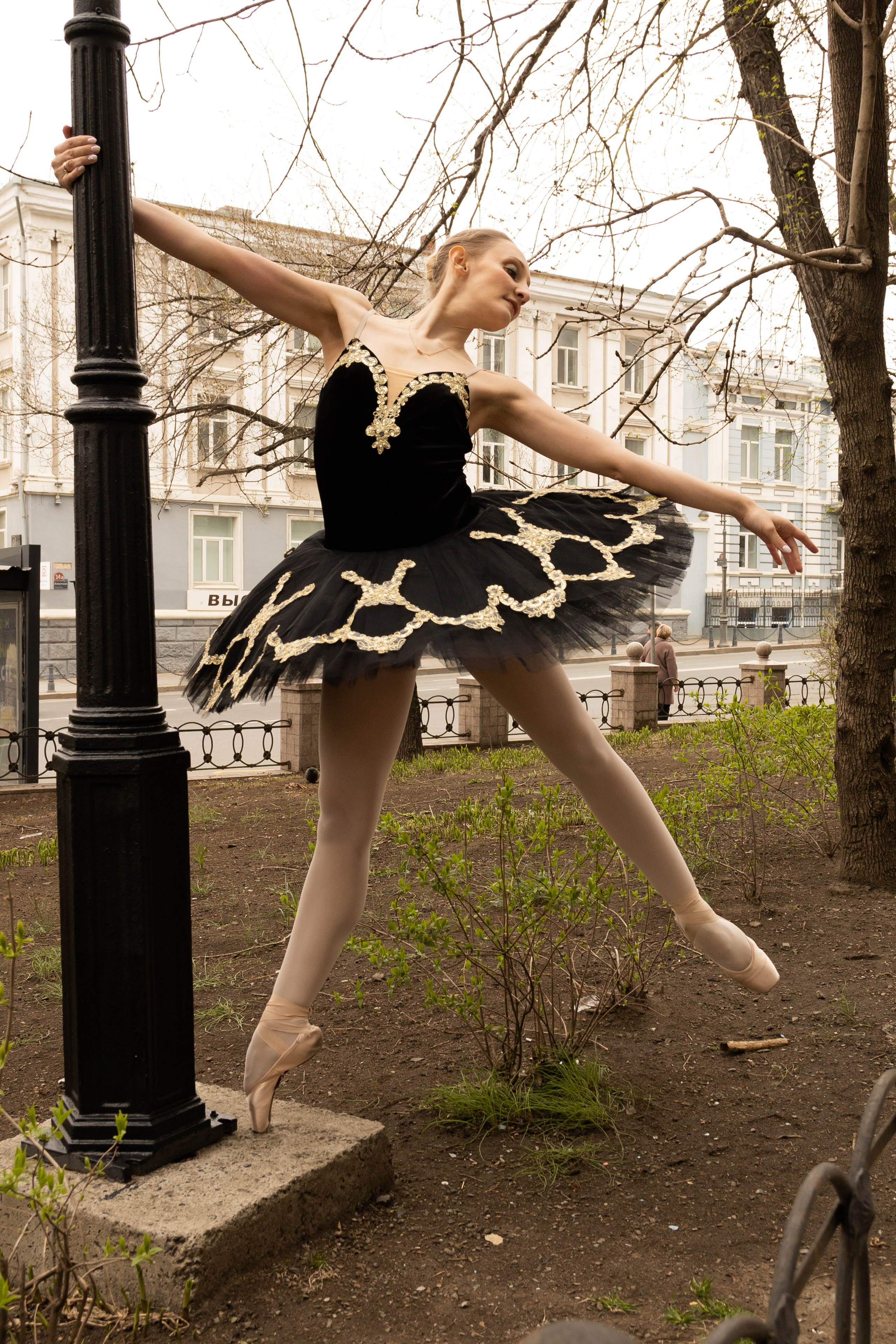 Балерина в городе. Фотограф Владивосток