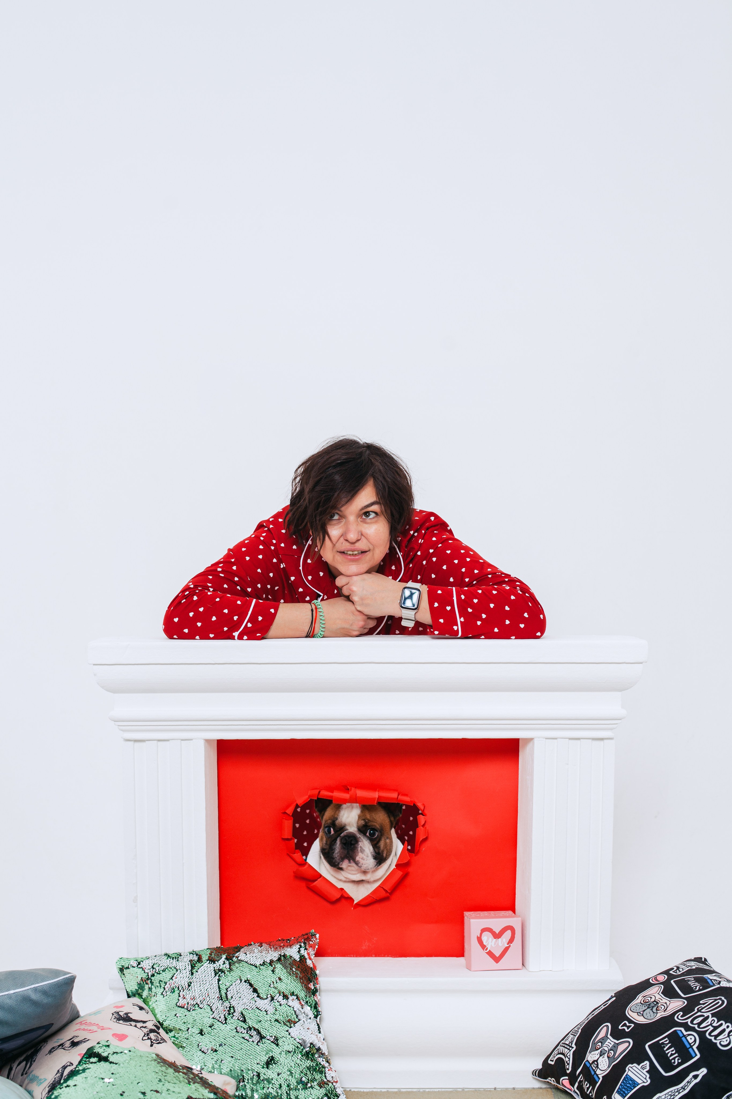 Пижамная вечеринка французских бульдогов и их хозяев. Фотограф-анималист Татьяна Степанова