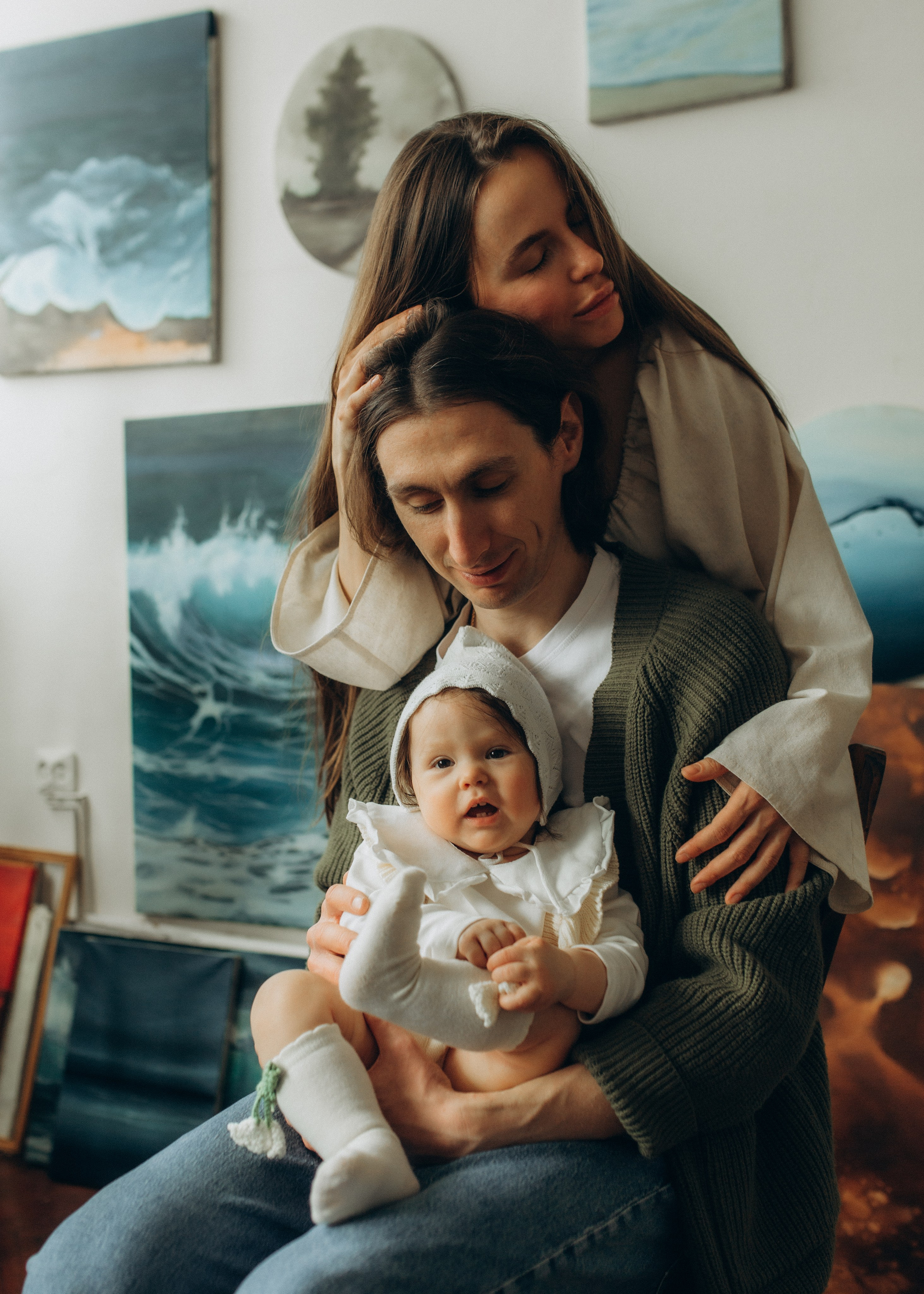 Семейная съемка в студии. Семейный и детский фотограф в Москве Антонина Смирнова