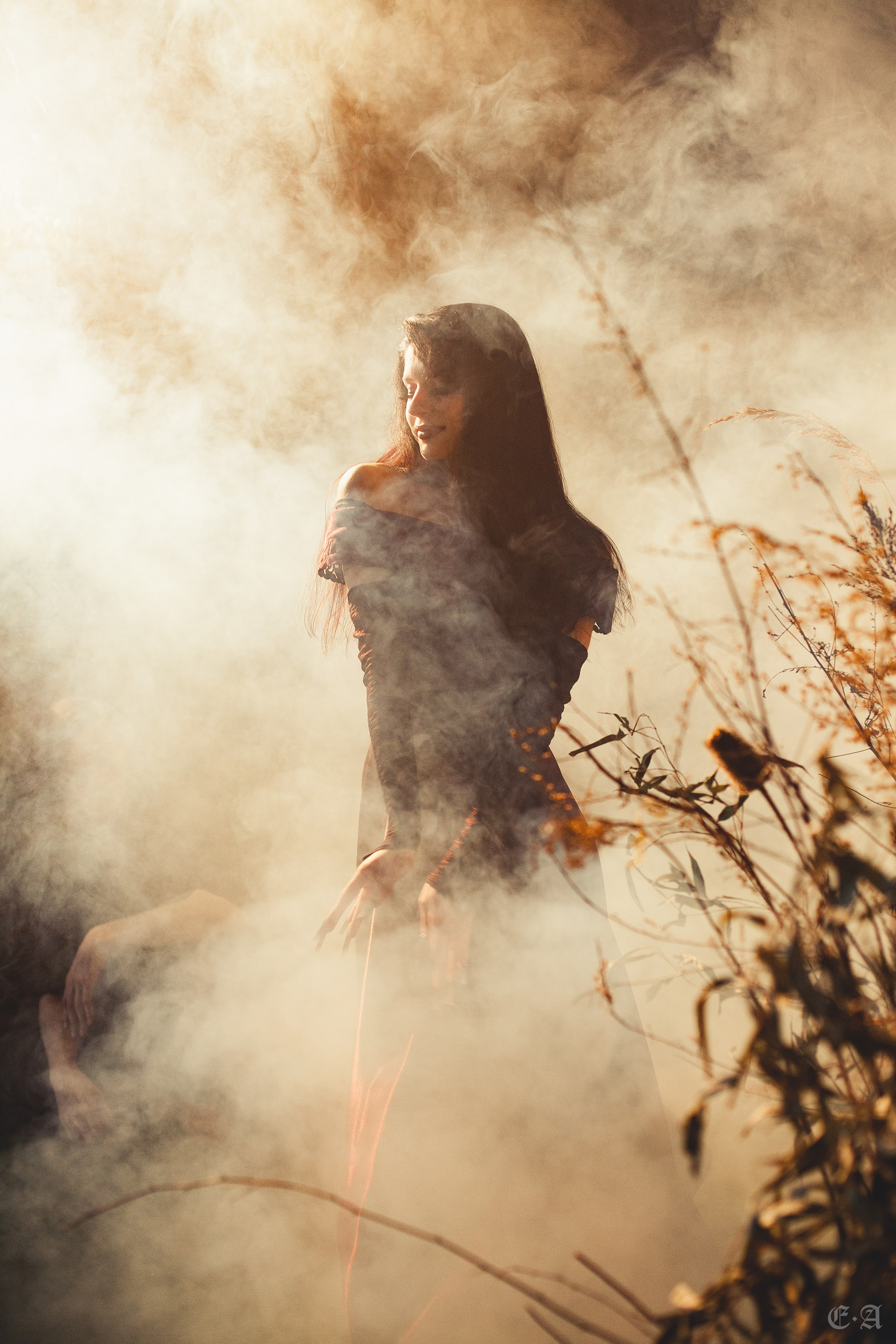 Съемки клипа «Клок тумана». Фотограф Ellairen