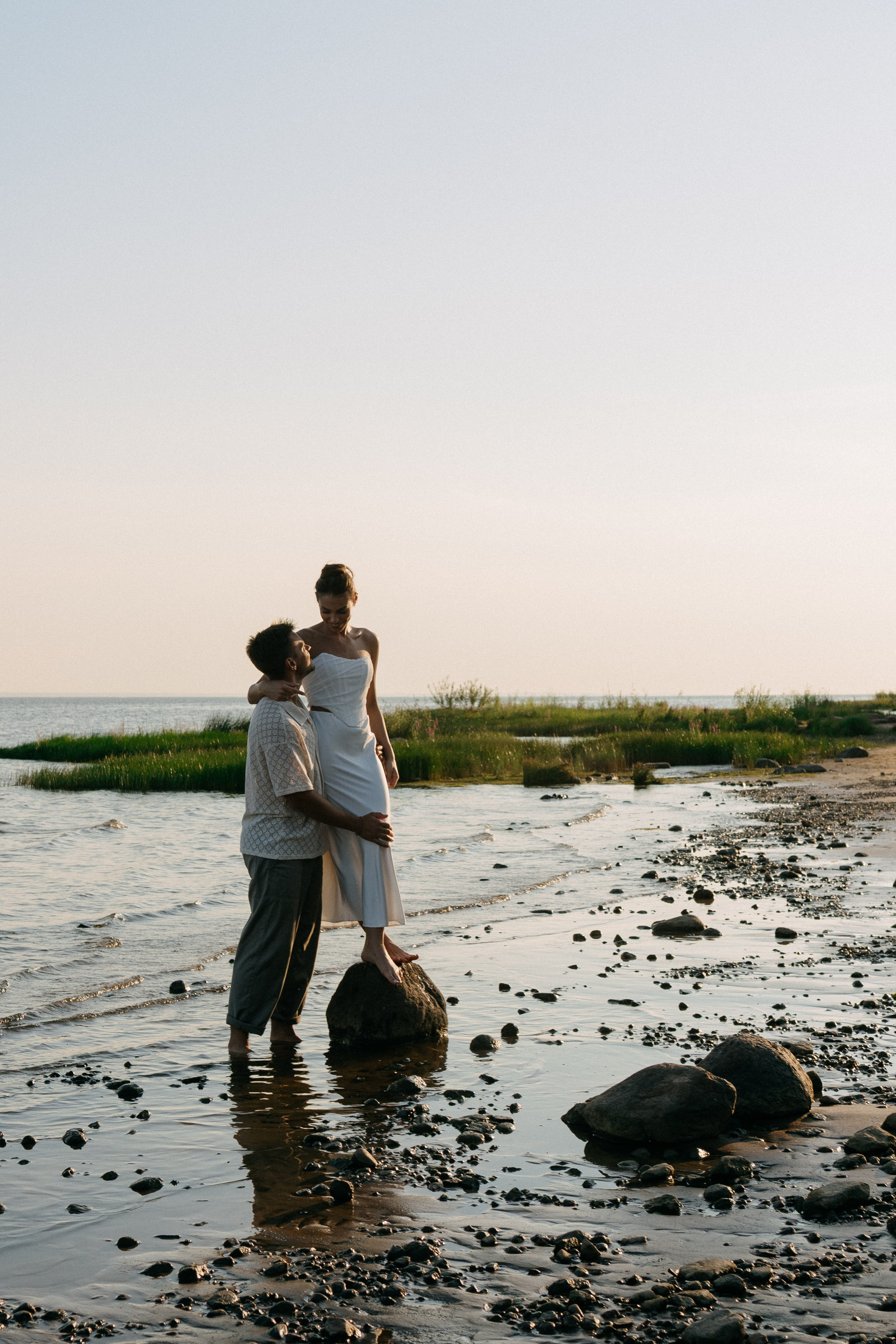 СВАДЕБНАЯ ФОТОСЕССИЯ ВЫЕЗДНОЙ ЦЕРЕМОНИИ (ФИНСКИЙ ЗАЛИВ). Профессиональный фотограф, Санкт-Петербург — Виктория Богомолова