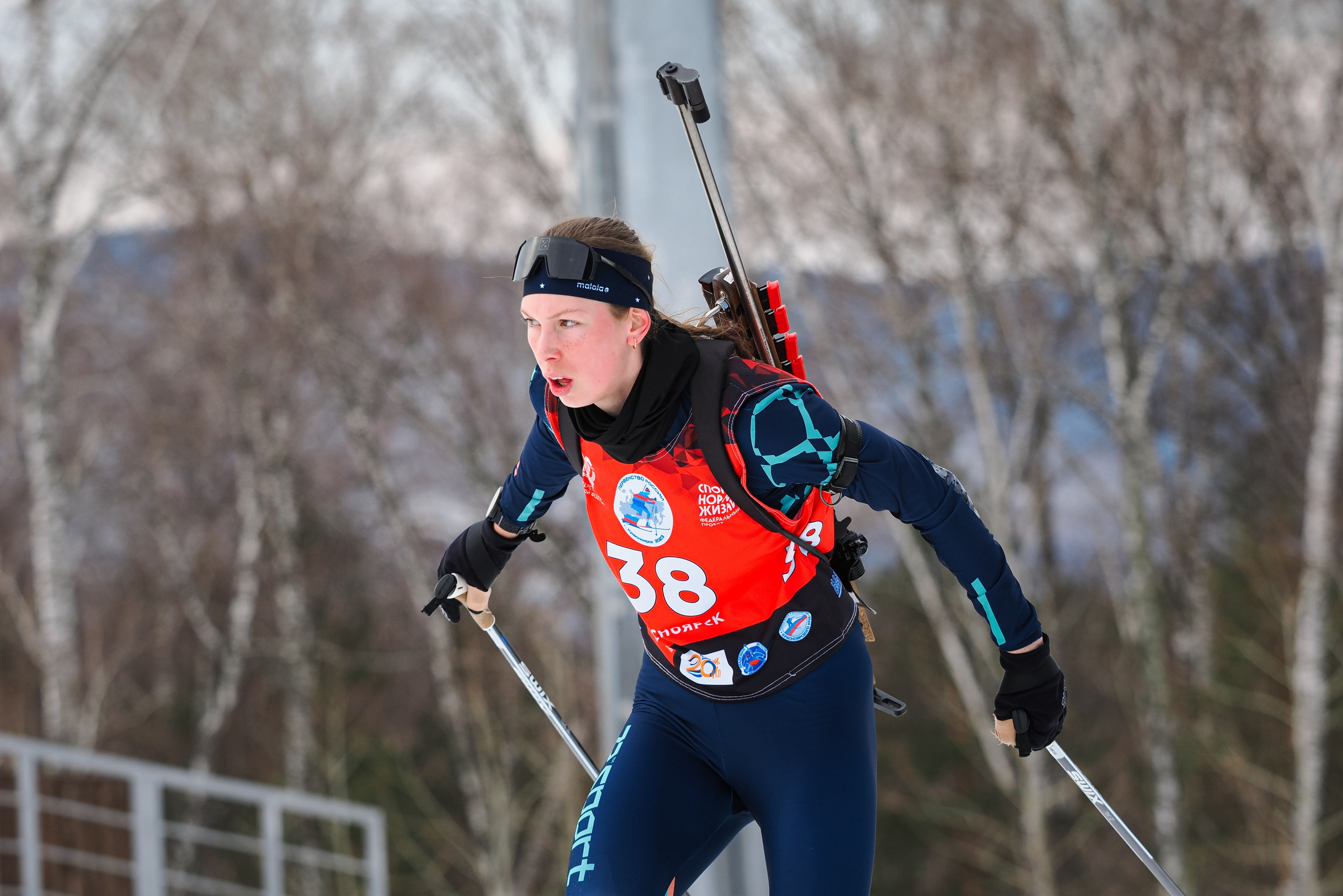 Биатлон / Первенство России. Репортажный фотограф Алексей Козьмин