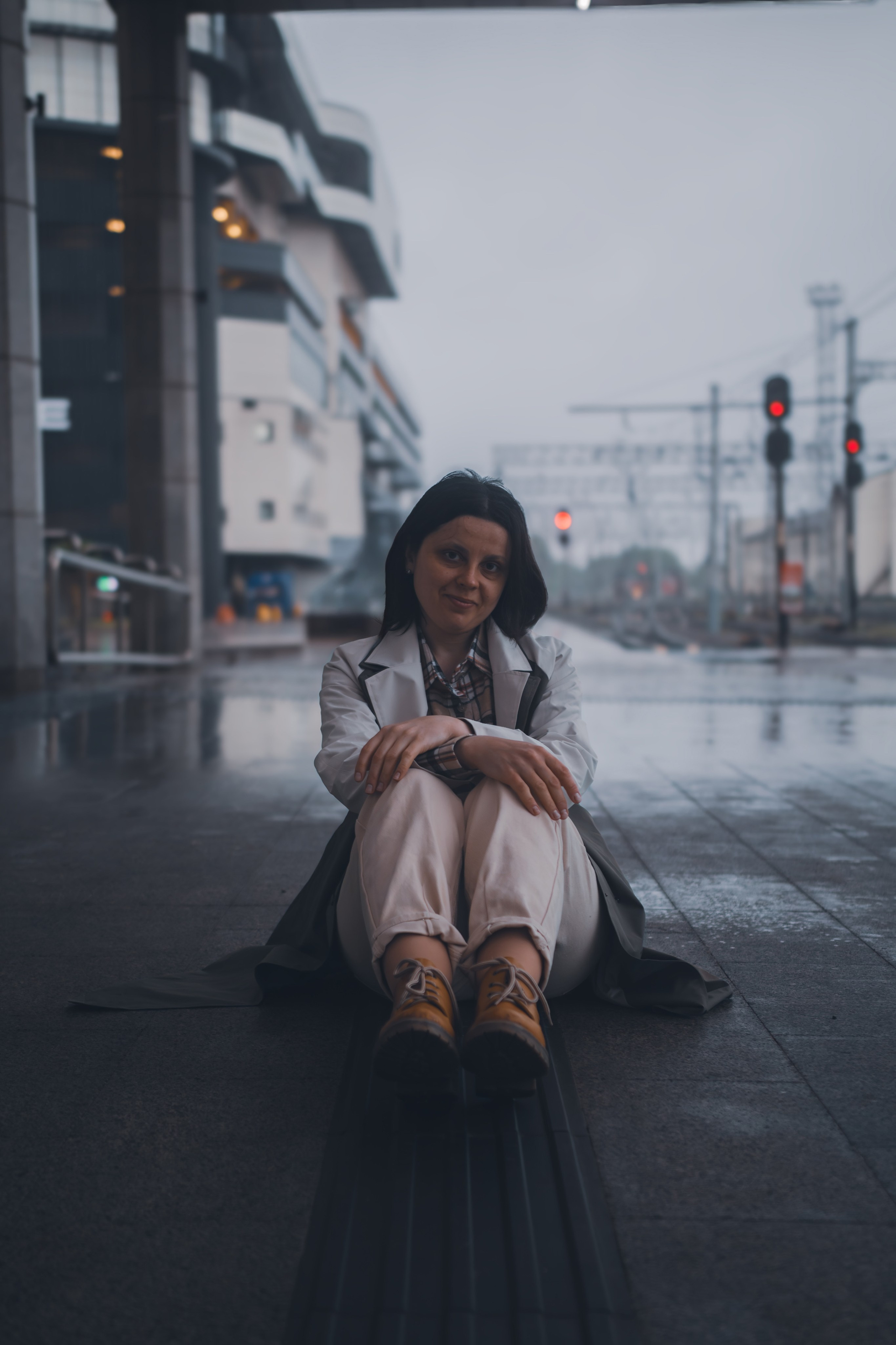 Фотосессия на вокзале