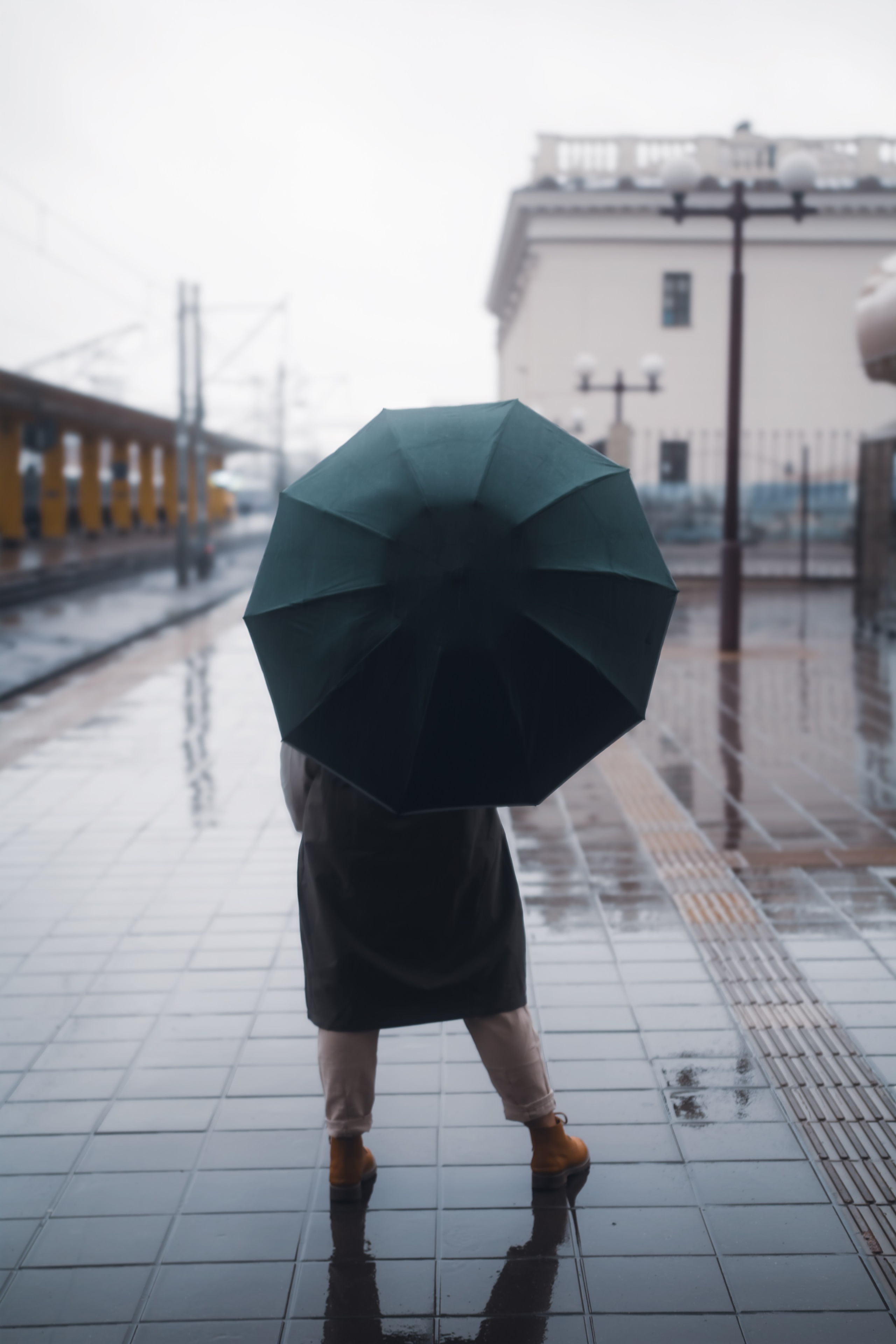 Фотосессия на вокзале