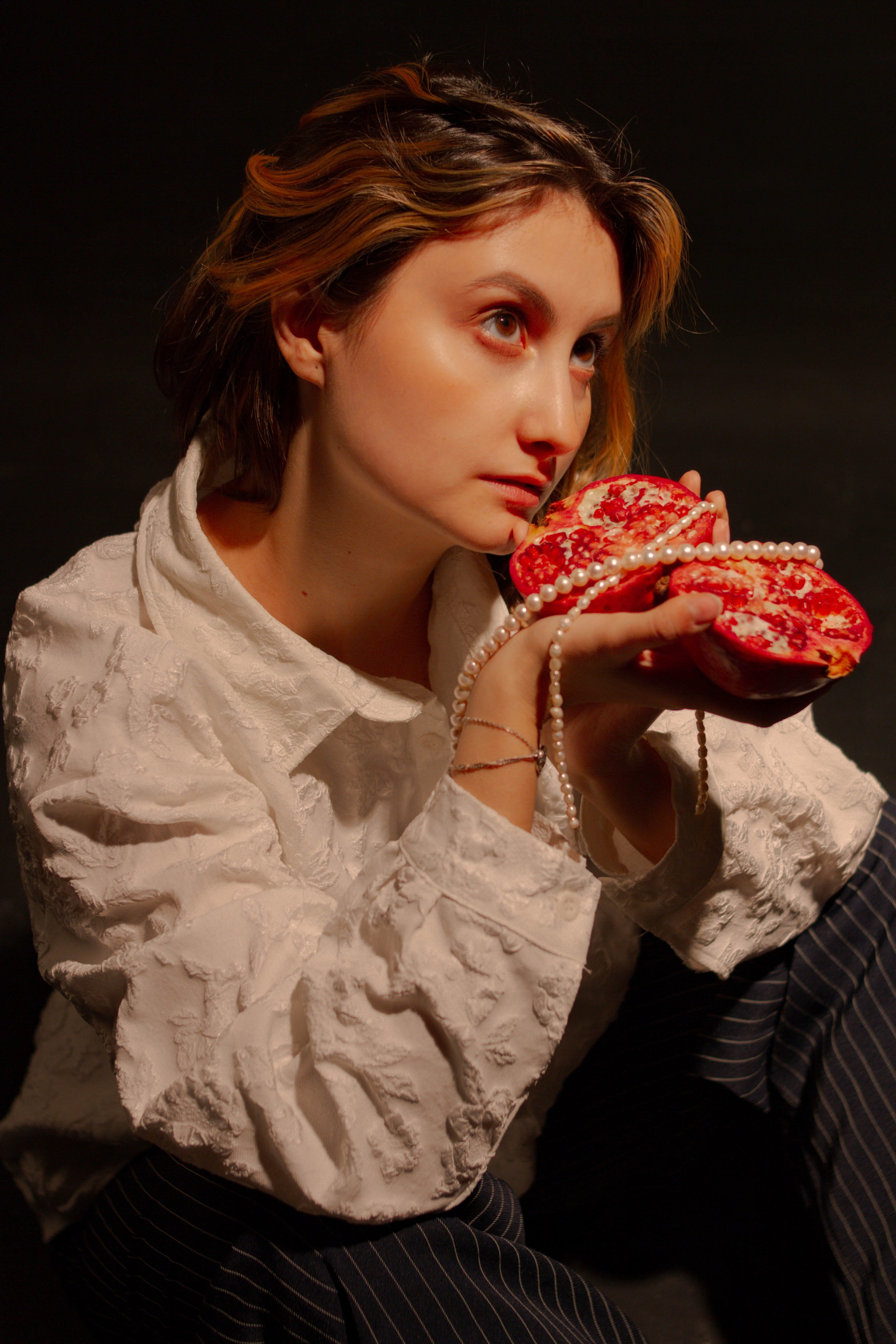 Гранат и жемчуг. Создадим шедевр? Виталина и её фотоискусство