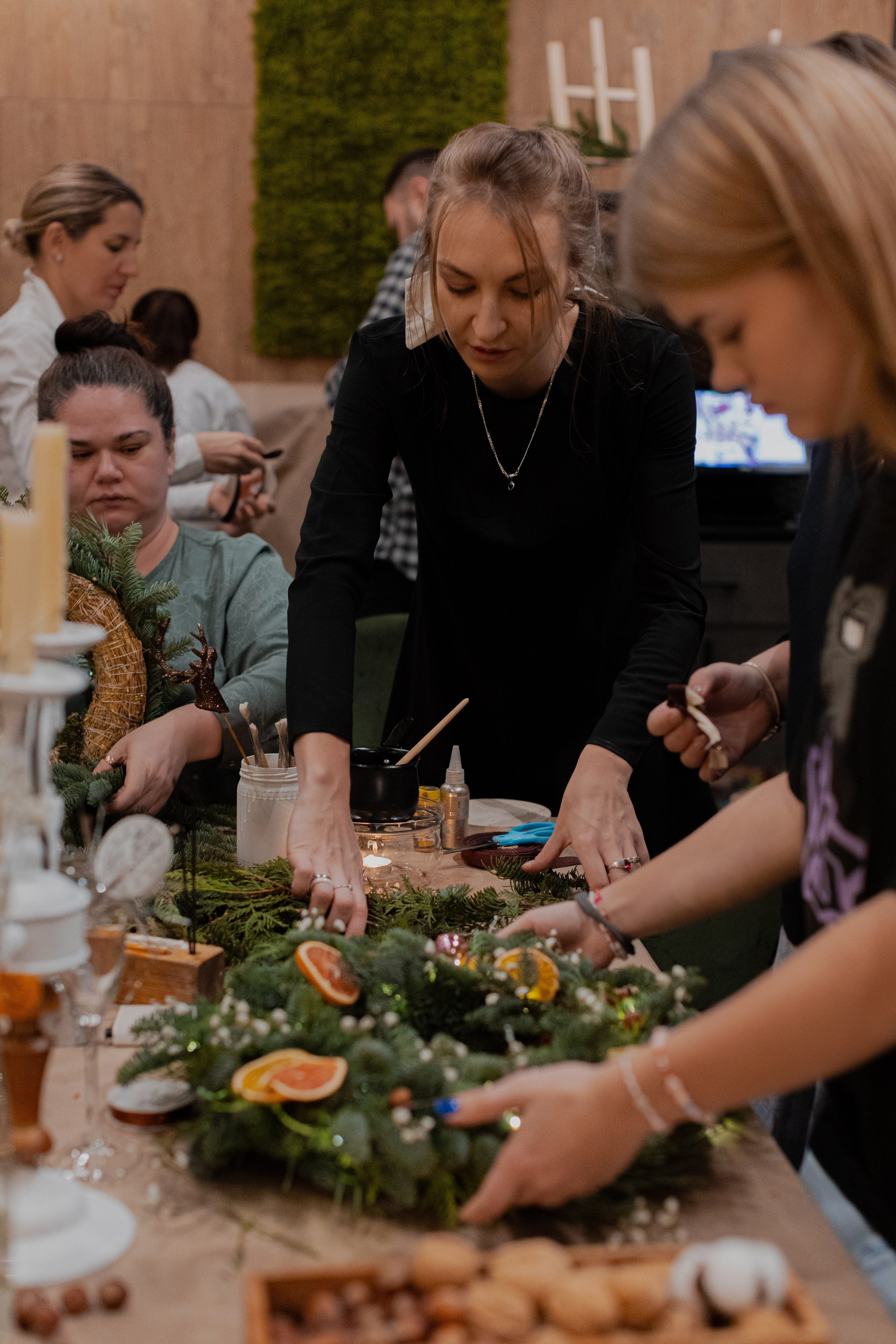 Мк Новогодний Венок. Анастасия Ракчеева Художник