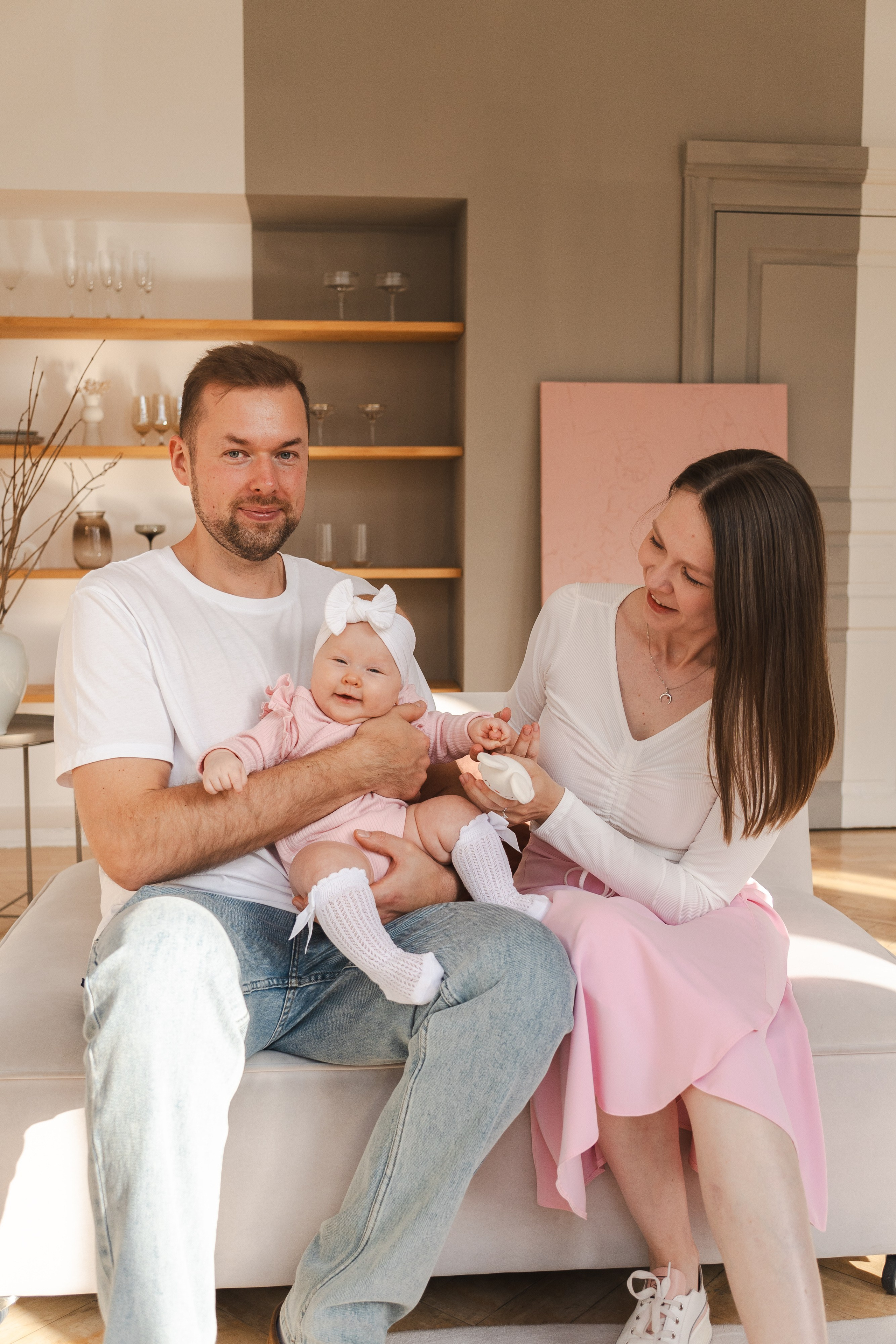 Семейная съёмка с малышкой|White Garden. Фотограф в Екатеринбурге Яна Круташова