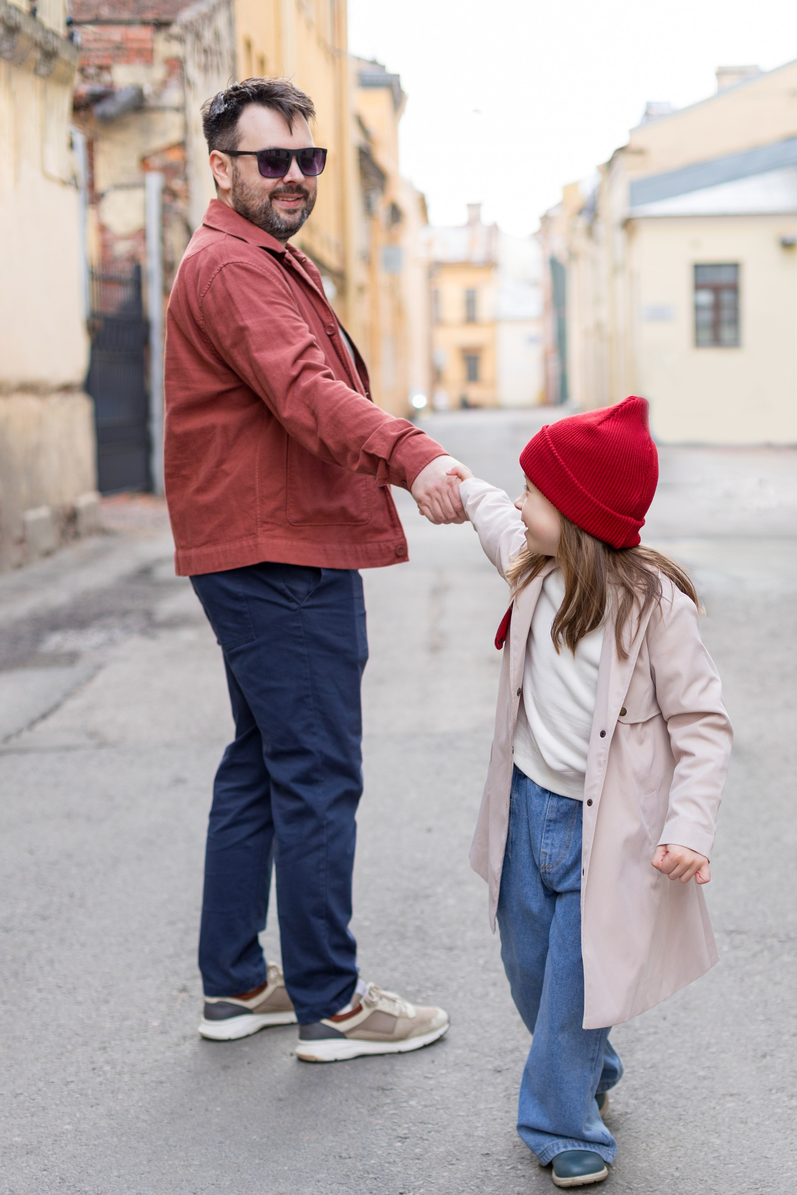Папа и дочка. Детский и контент фотограф Надя Волкова Санкт-Петербург