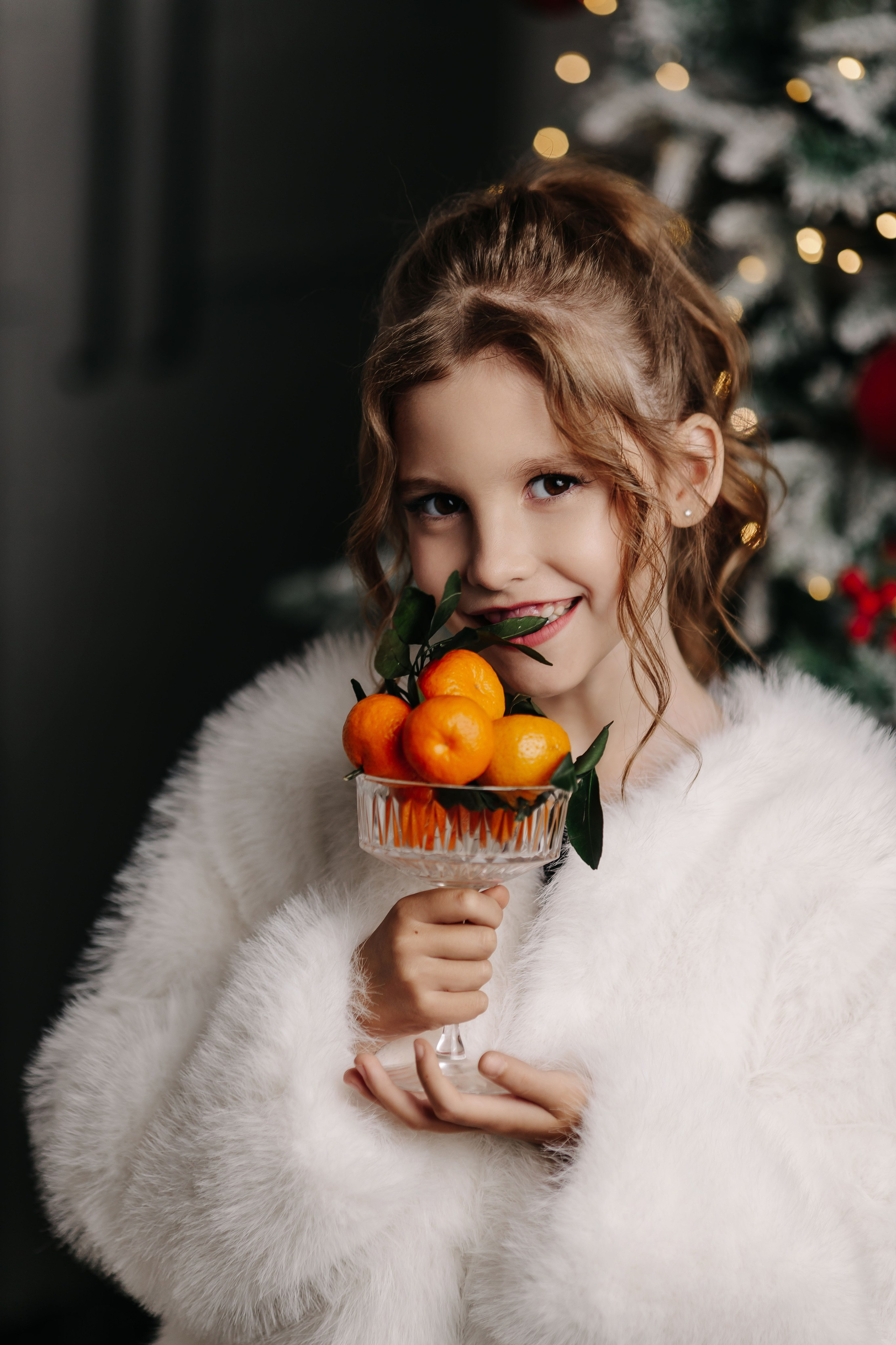 Новогодние портретики с Евой). Семейный и детский фотограф в Пскове и Санкт-Петербурге Яна Калинина