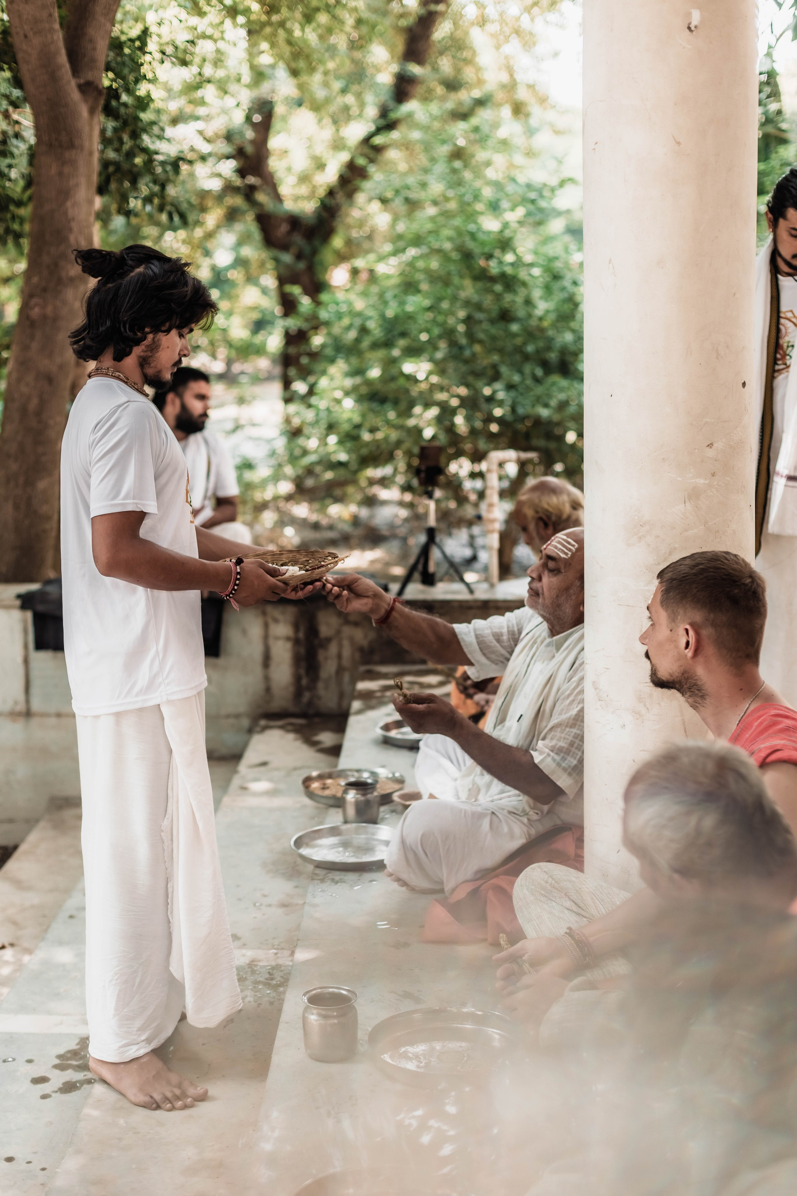 Pitri Paksha yagyas & poojas Devraha Baba ji ashram. Mariam Bagdasaryan