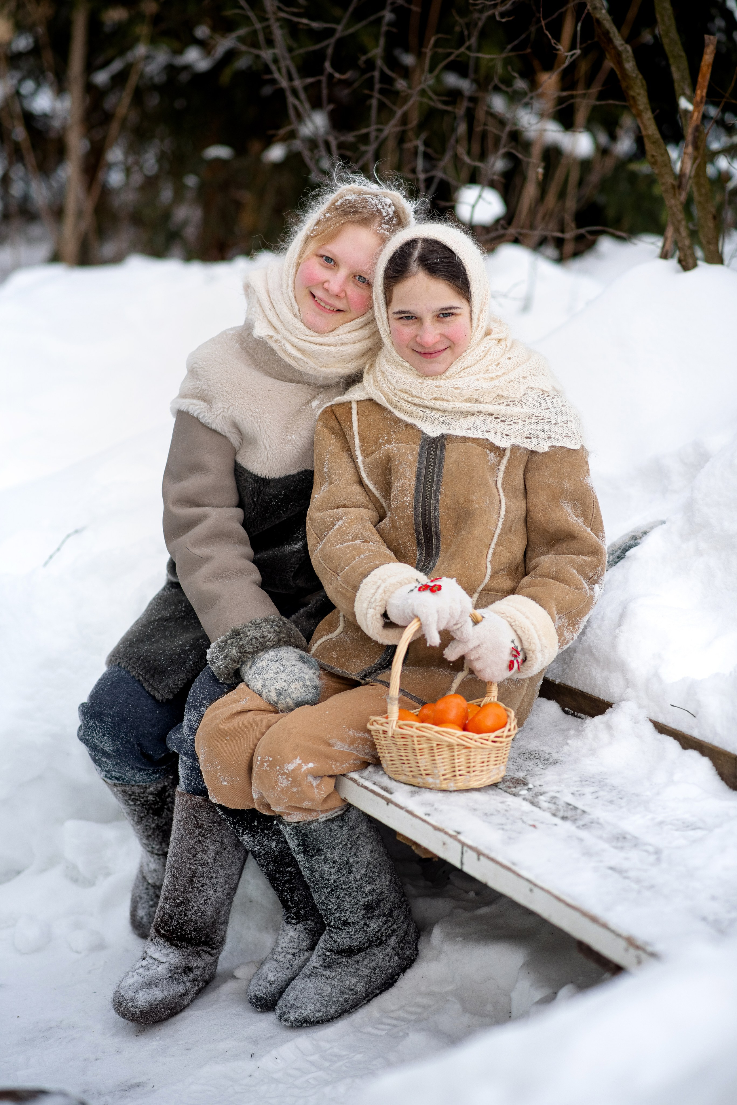 Тематическая семейная фотосессия в деревне. Семейный и детский фотограф в Туле Светлана Воронкова