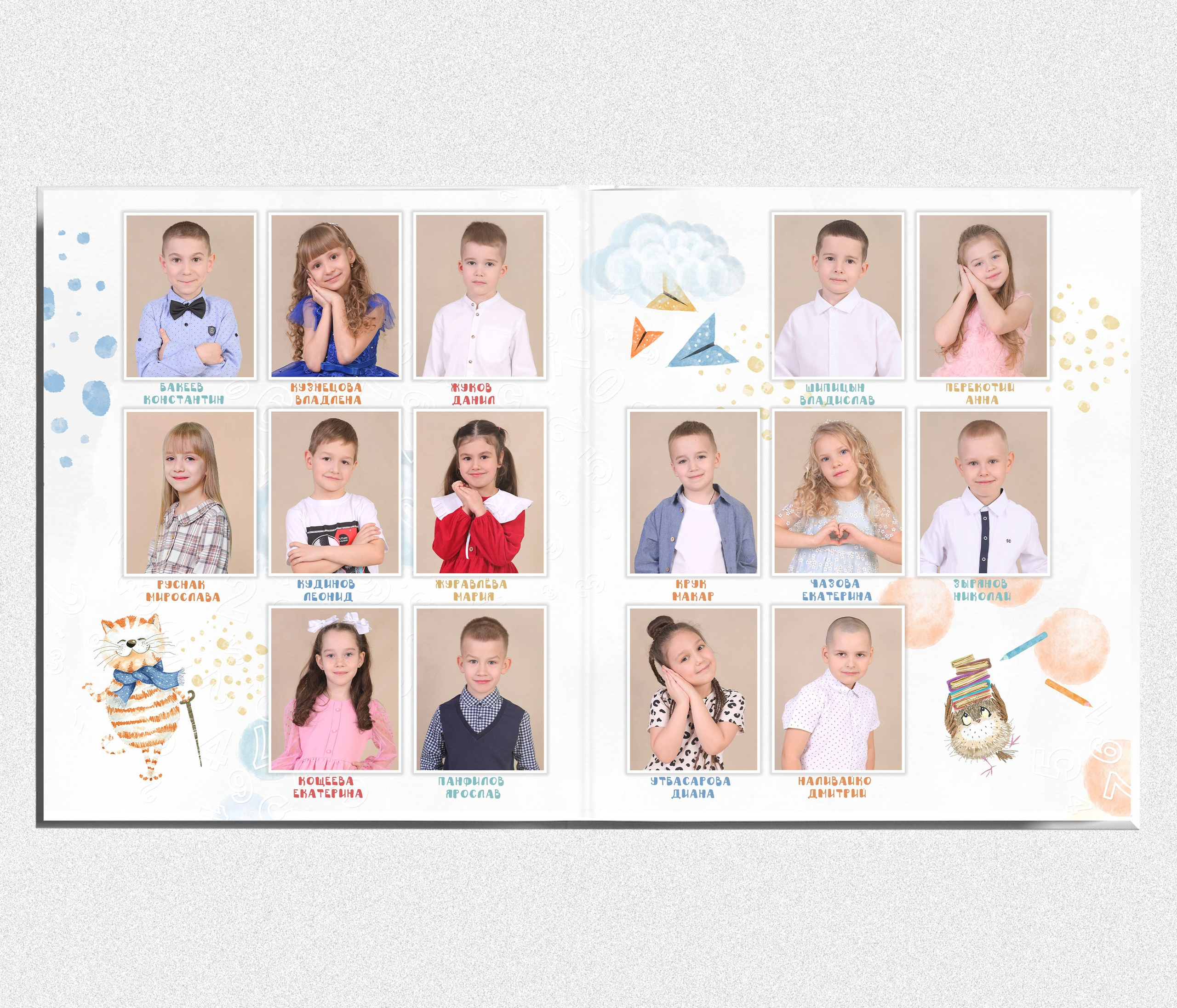 Выпускная книга "Сказка". Выпускные альбомы в Тюмени для школ, садов, вузов спортивных секций