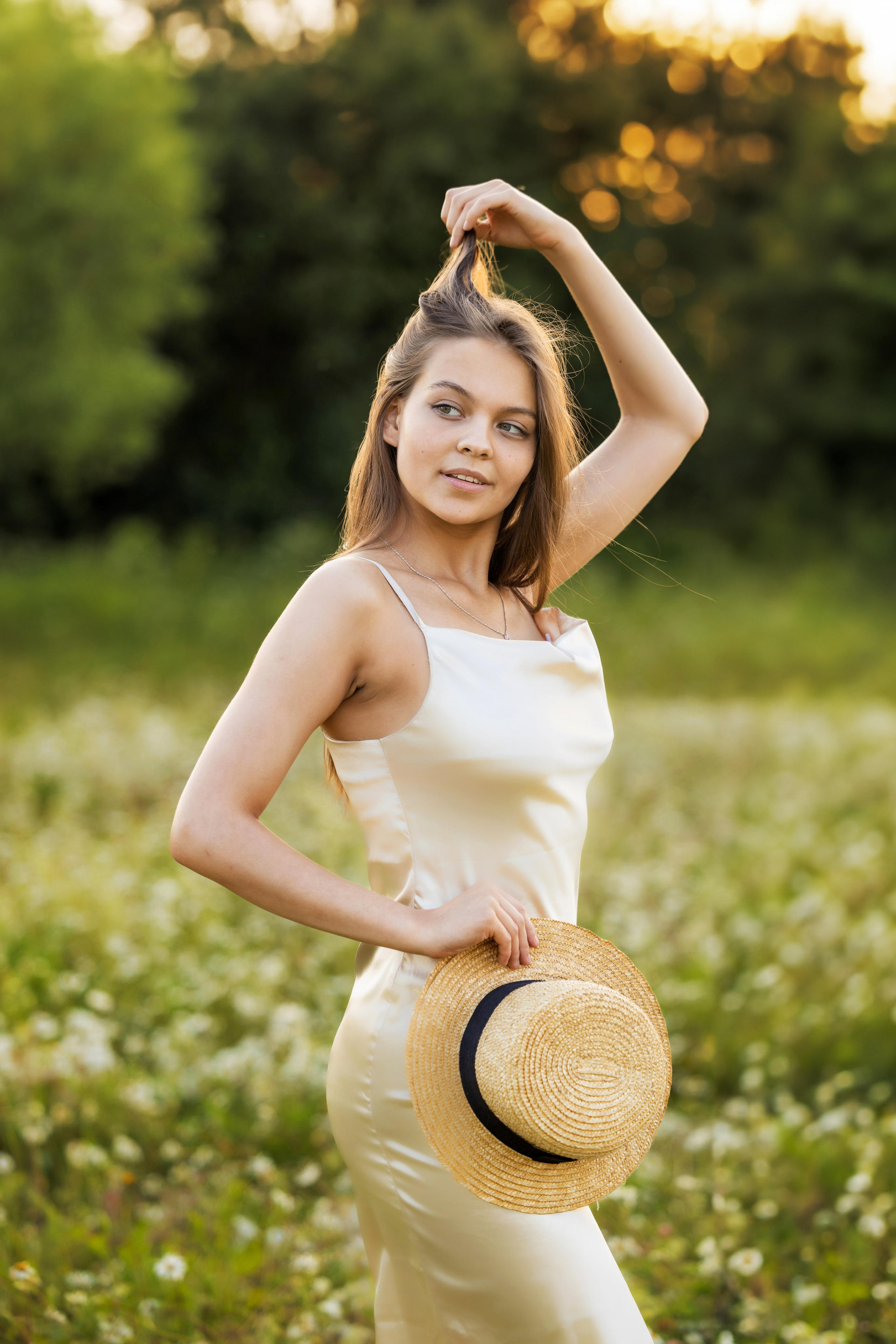 Фотосессия в ромашках