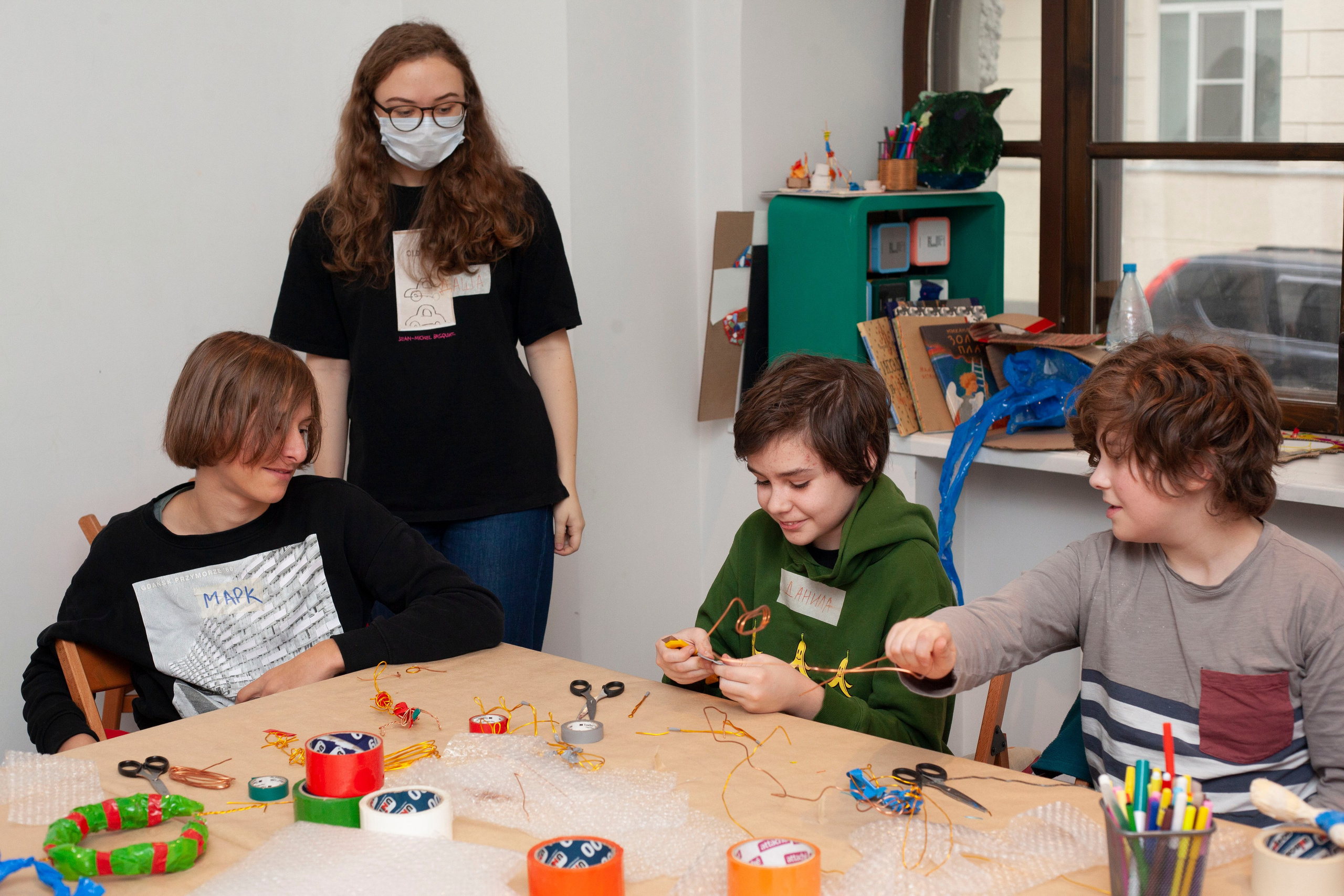 Детский мастер-класс в ММОМА. Stanislav Baryshev — People. Emotions. Atmosphere