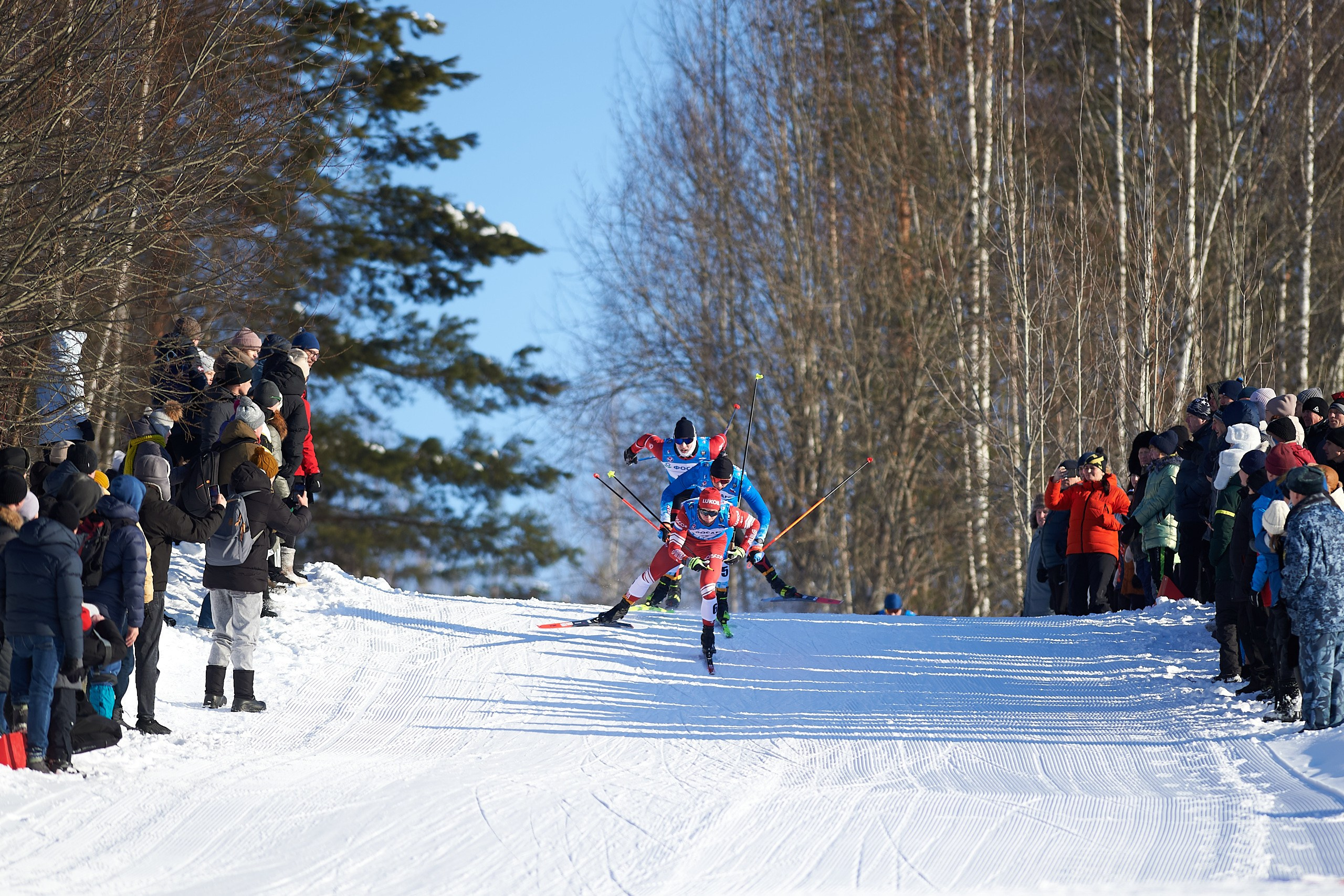 VI этап ФосАгро Кубка России по лыжным гонкам. Спринт. Ижевск 25.01.2025. Спортивный репортажный фотограф в Ижевске Сергей Мерзляков