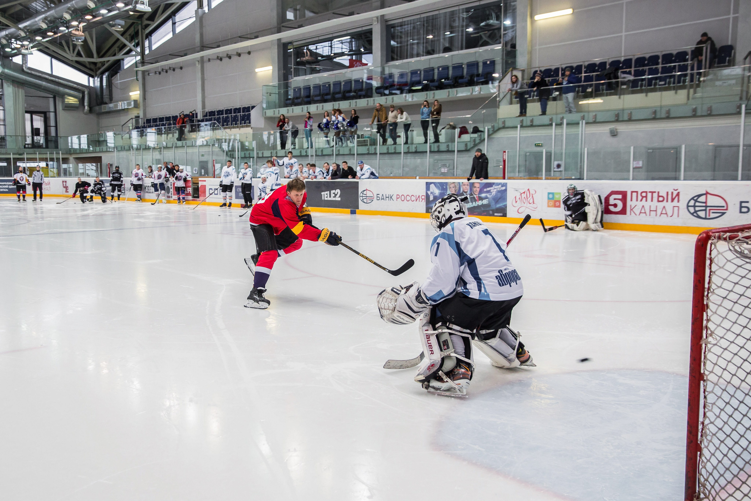 Хоккей для «Work&Sport». Снимаю съемки