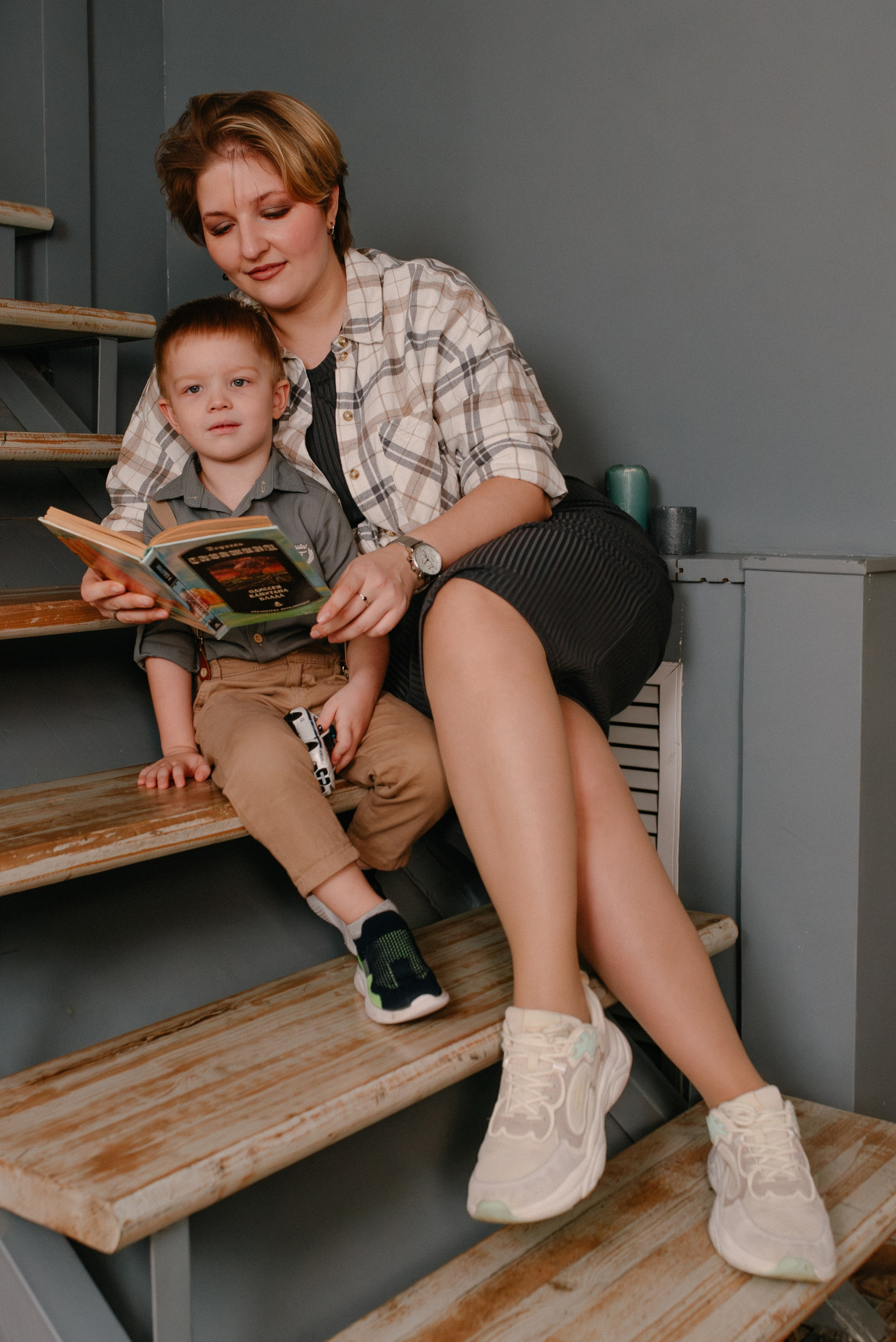 Большая семейная съемка к дню рождения Михаила. Фотограф в Новосибирске Анастасия Курто