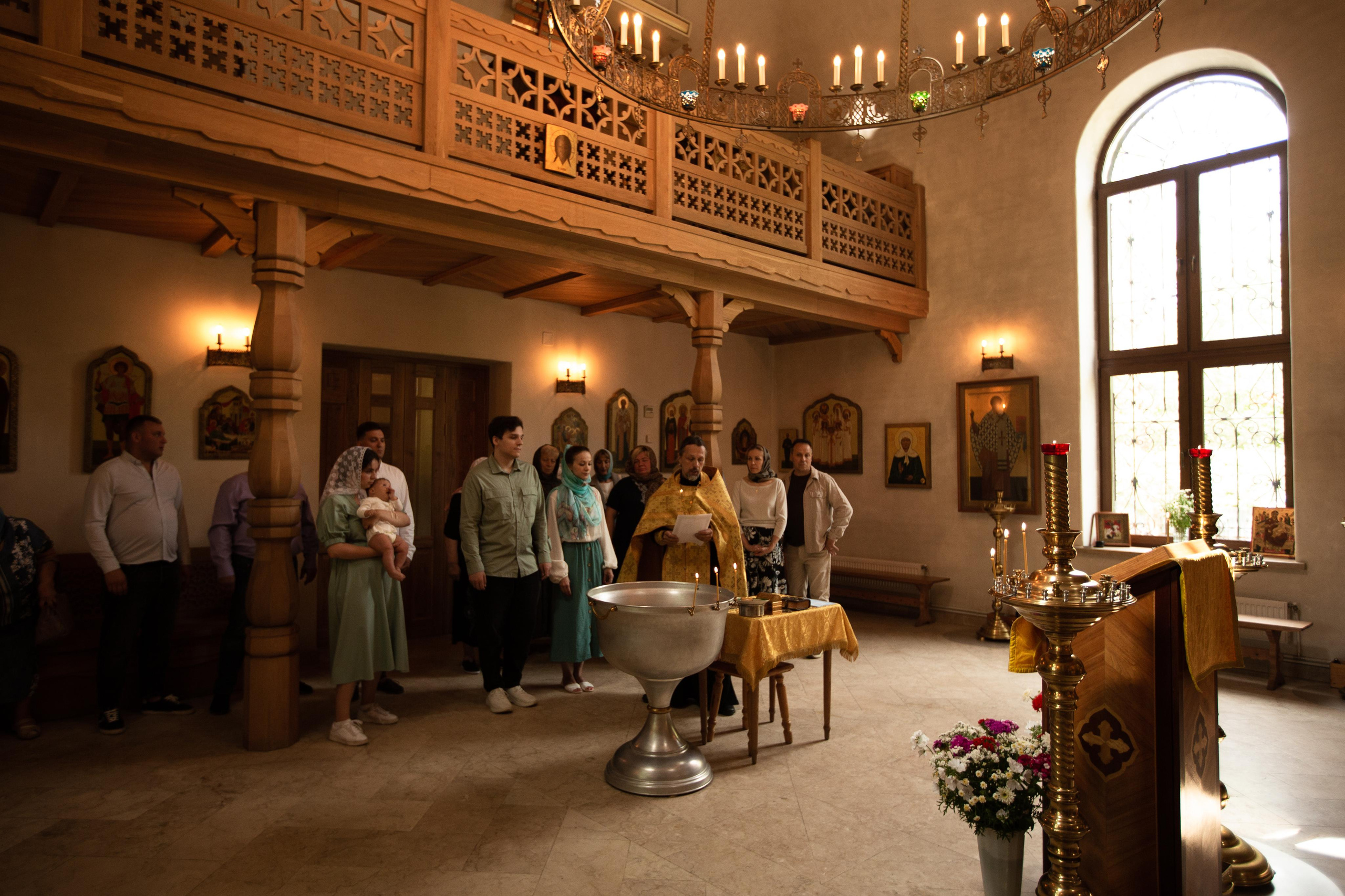 Крещение Ульяны Церковь Георгия Победоносца Хотьково. Свадебный и Семейный фотограф в Москве Александра Вайпер