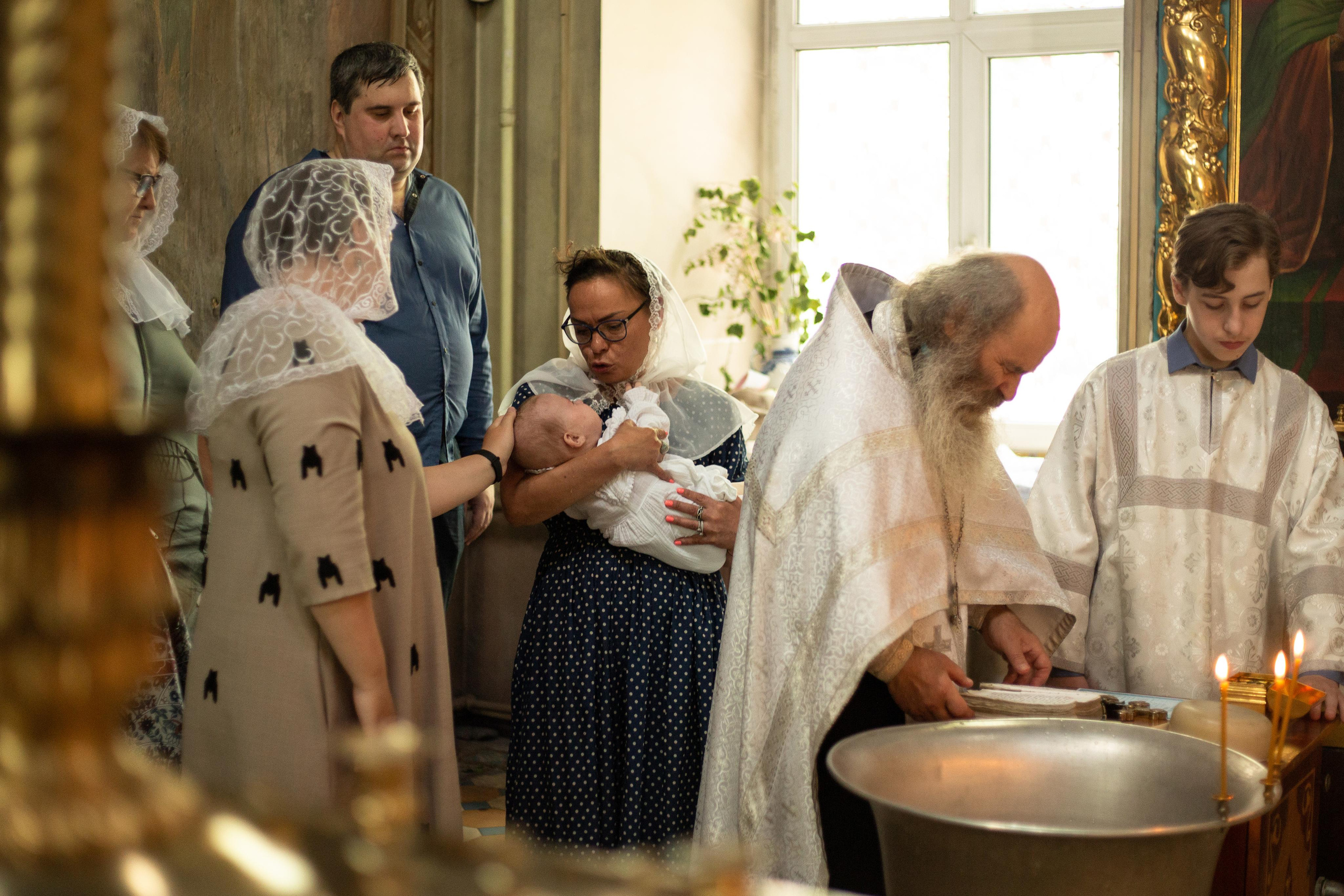 Крещение Марии Благовещенский Храм с Братовщина. Свадебный и Семейный фотограф в Москве Александра Вайпер