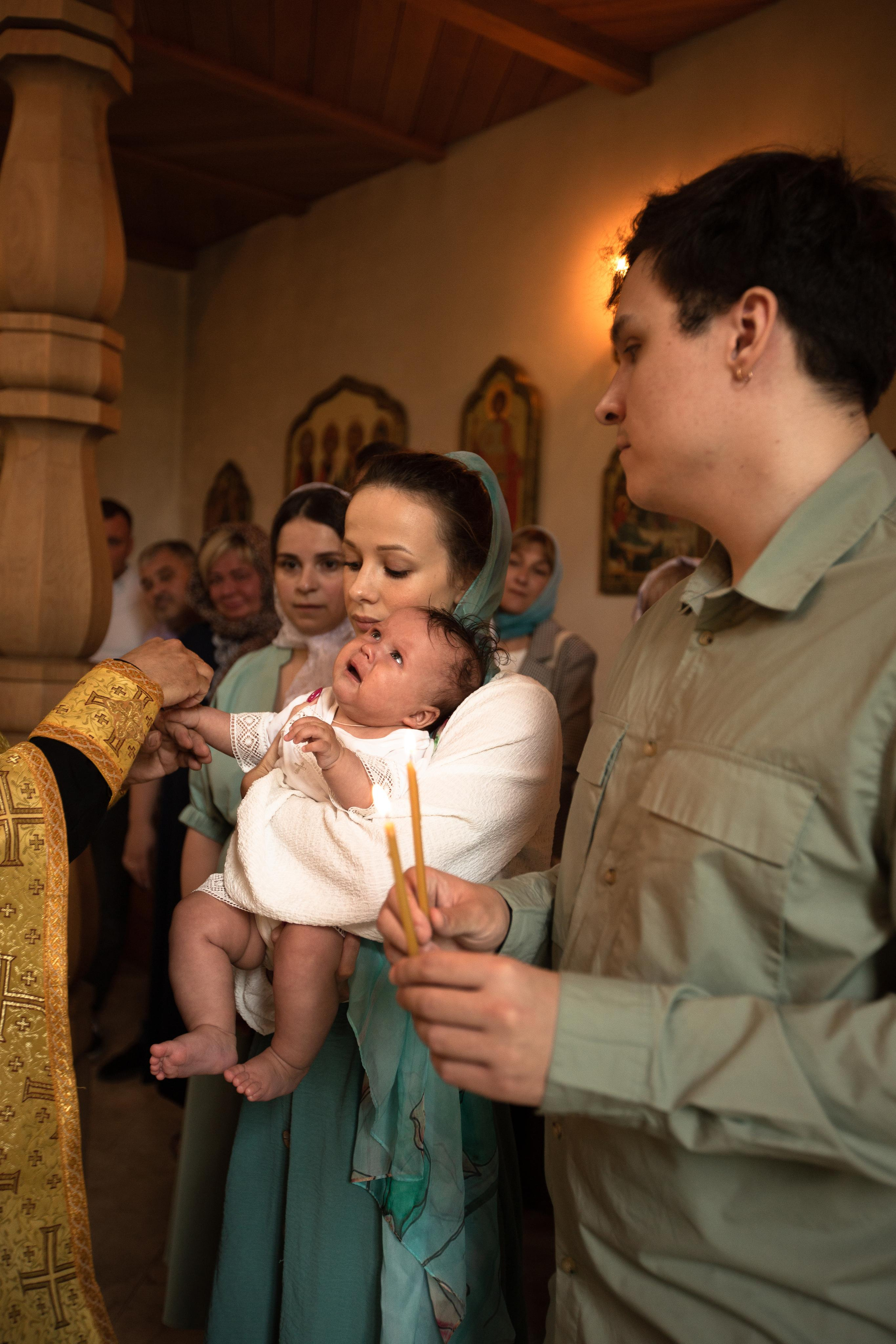 Крещение Ульяны Церковь Георгия Победоносца Хотьково. Свадебный и Семейный фотограф в Москве Александра Вайпер