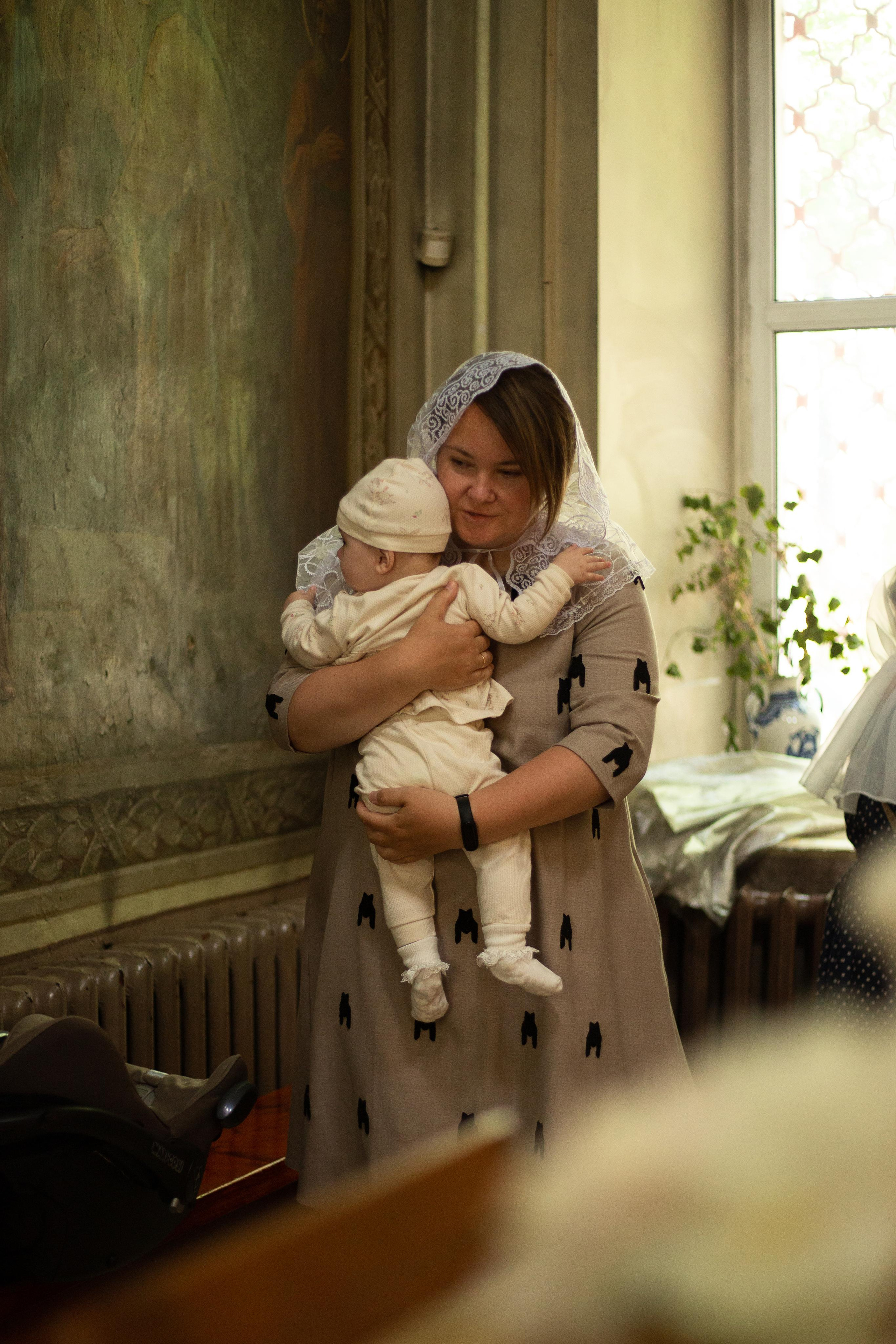 Крещение Марии Благовещенский Храм с Братовщина. Свадебный и Семейный фотограф в Москве Александра Вайпер