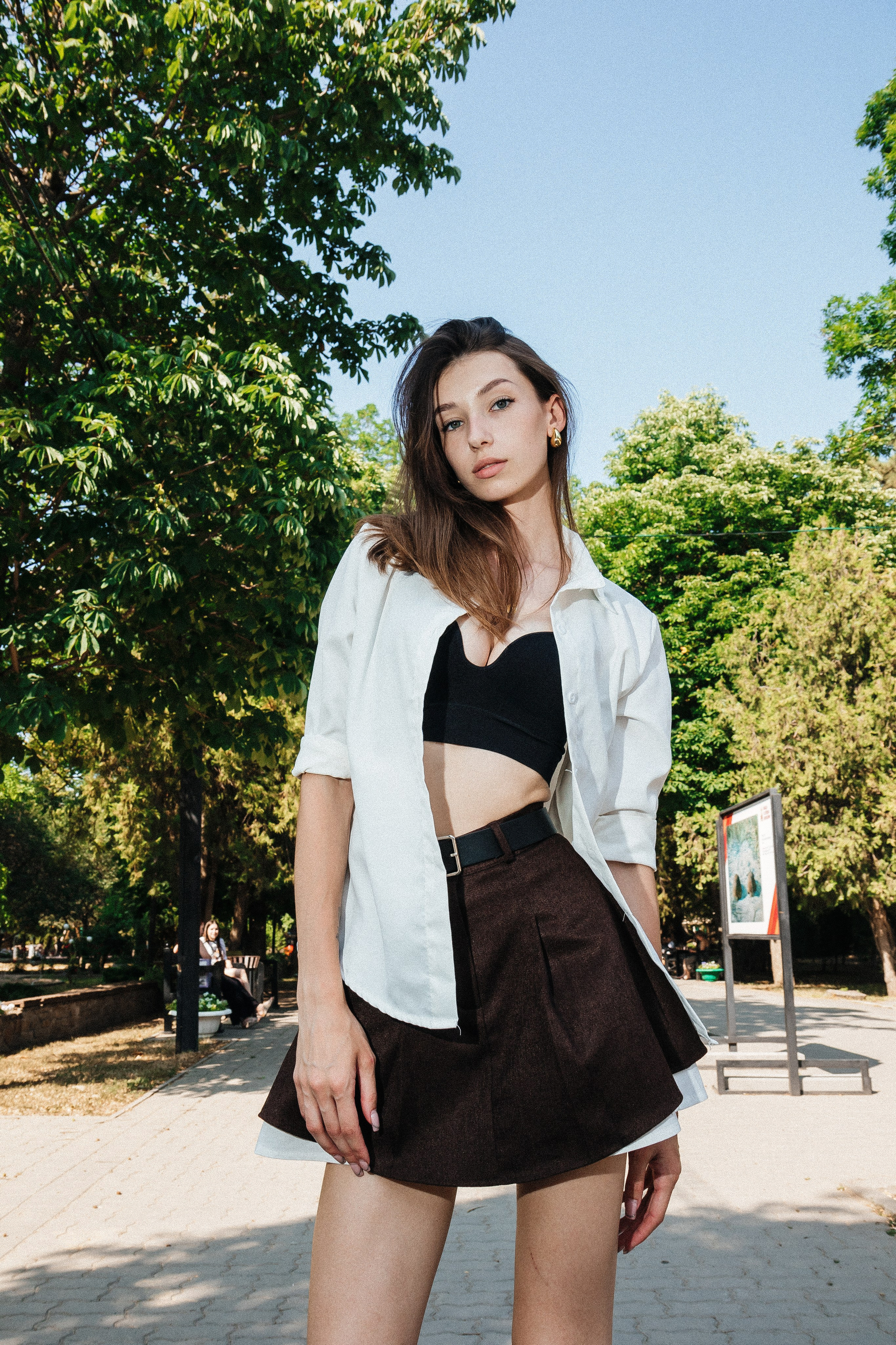 Лера в парке Горького. Фотограф Александр Бигари