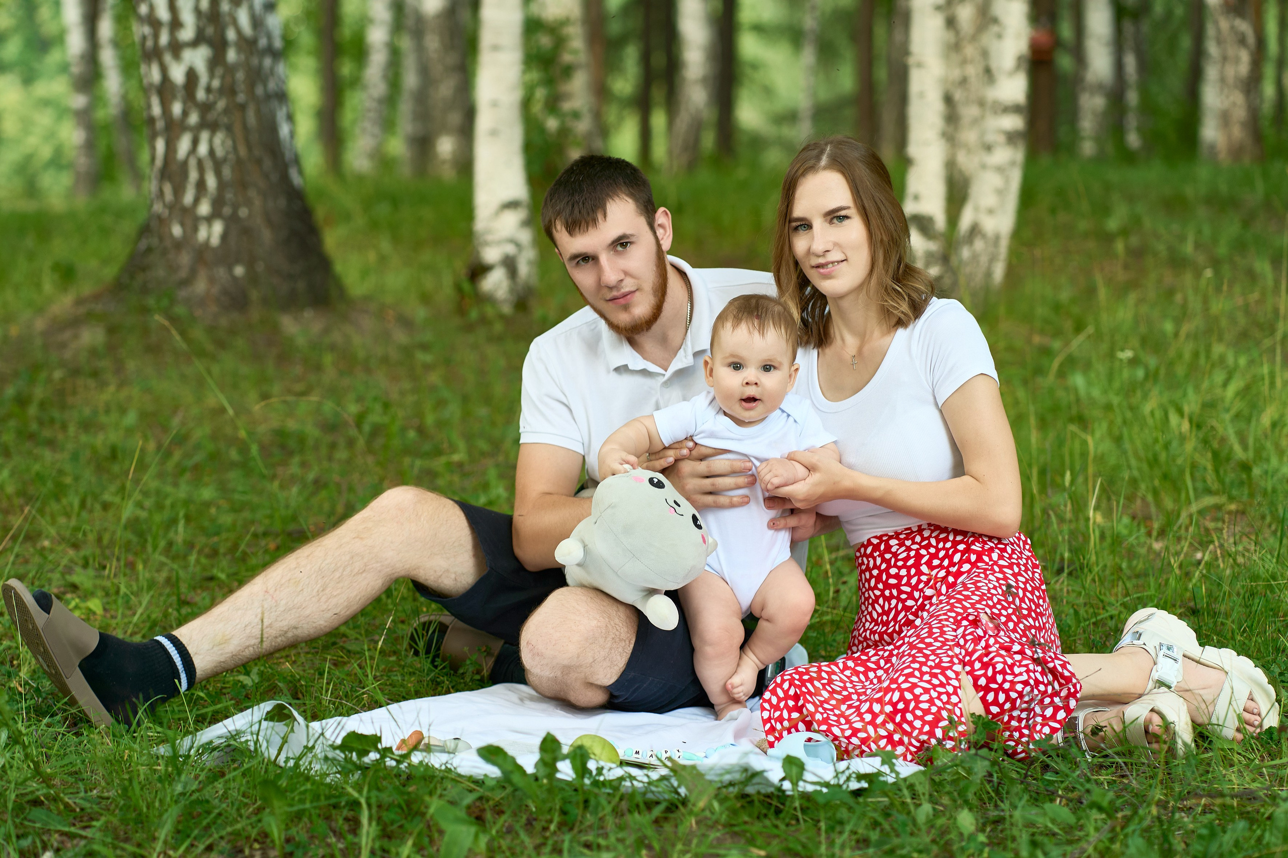 С маленькими детьми на природе. Репортажный и портретный фотограф в Томске Ларионов Артём