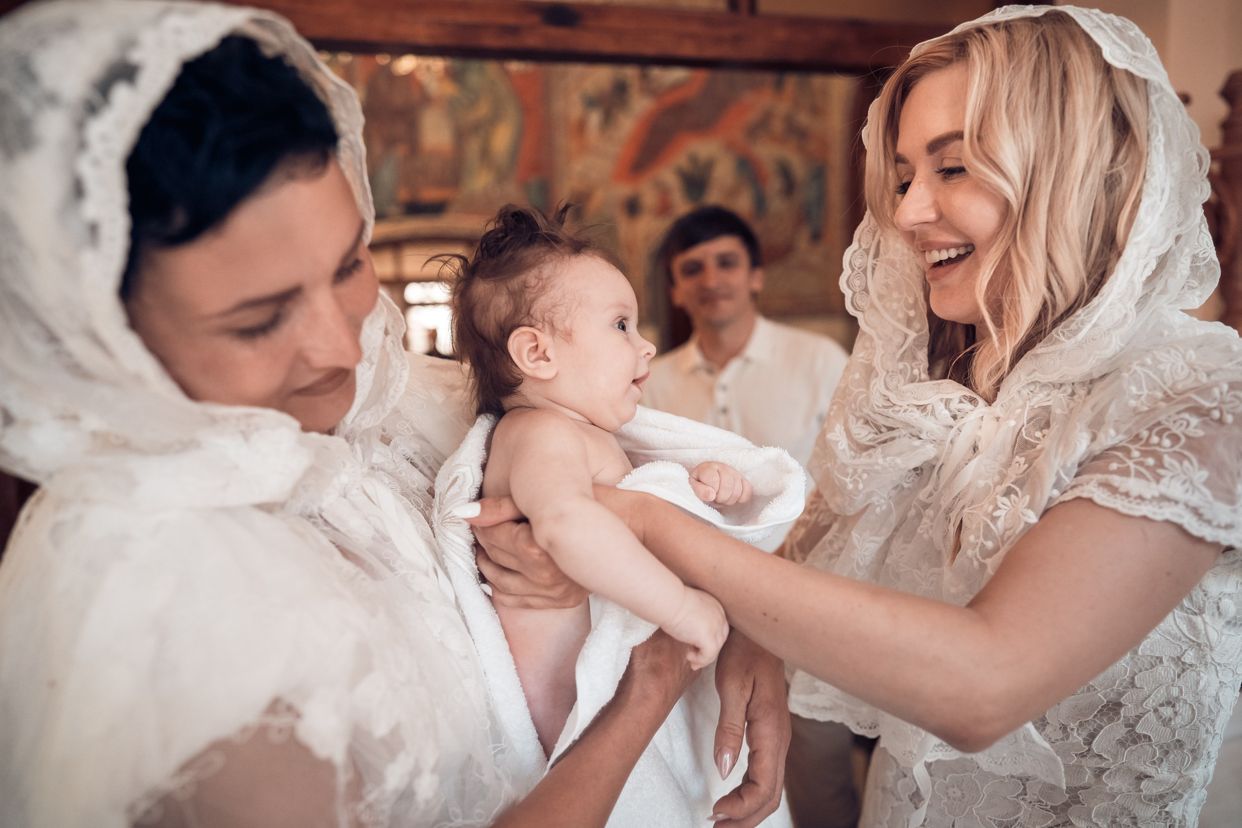 Крещение в Свято-Троицком монастыре Симферополь. Церковный фотограф Севастополь