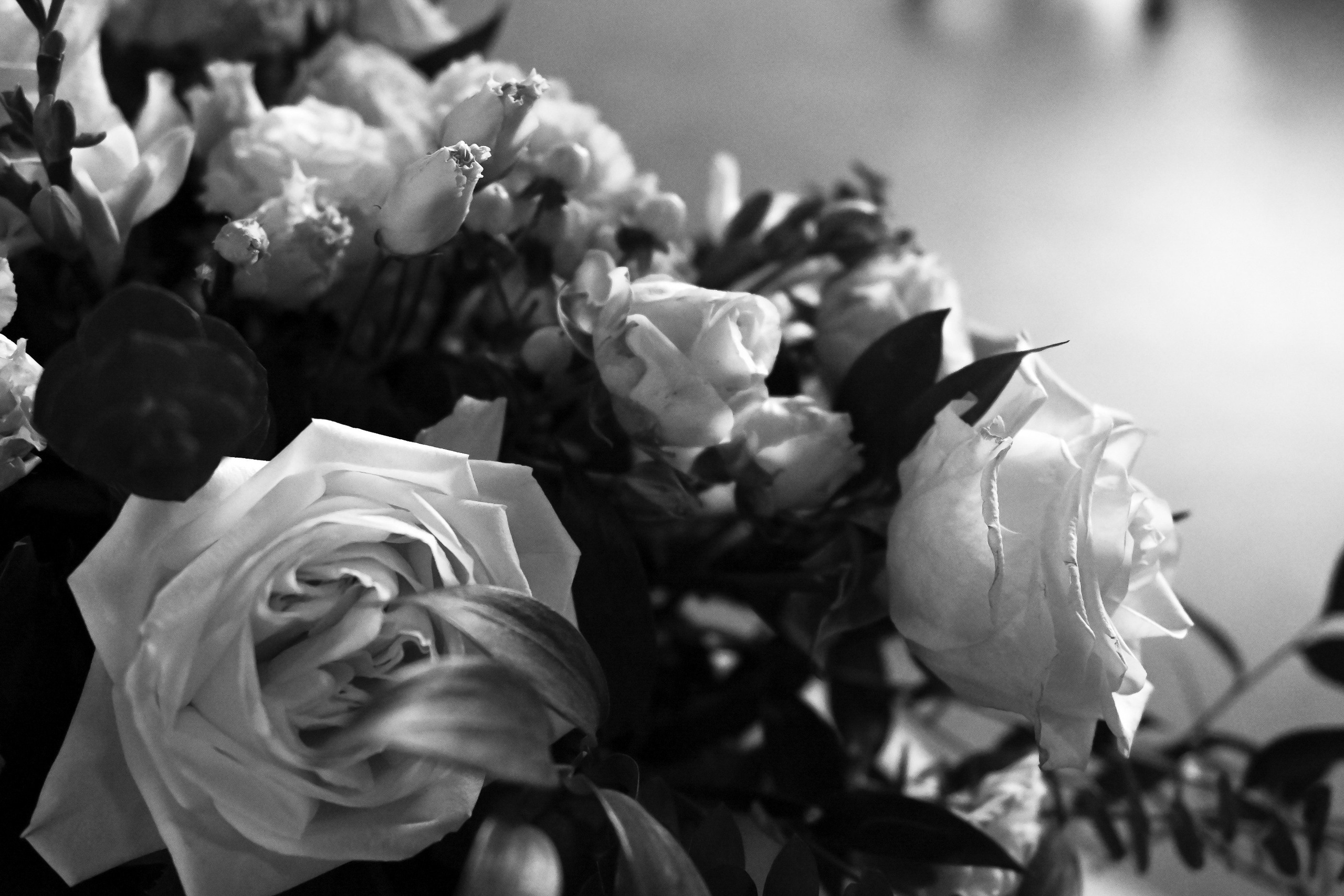 Black and white film. <3