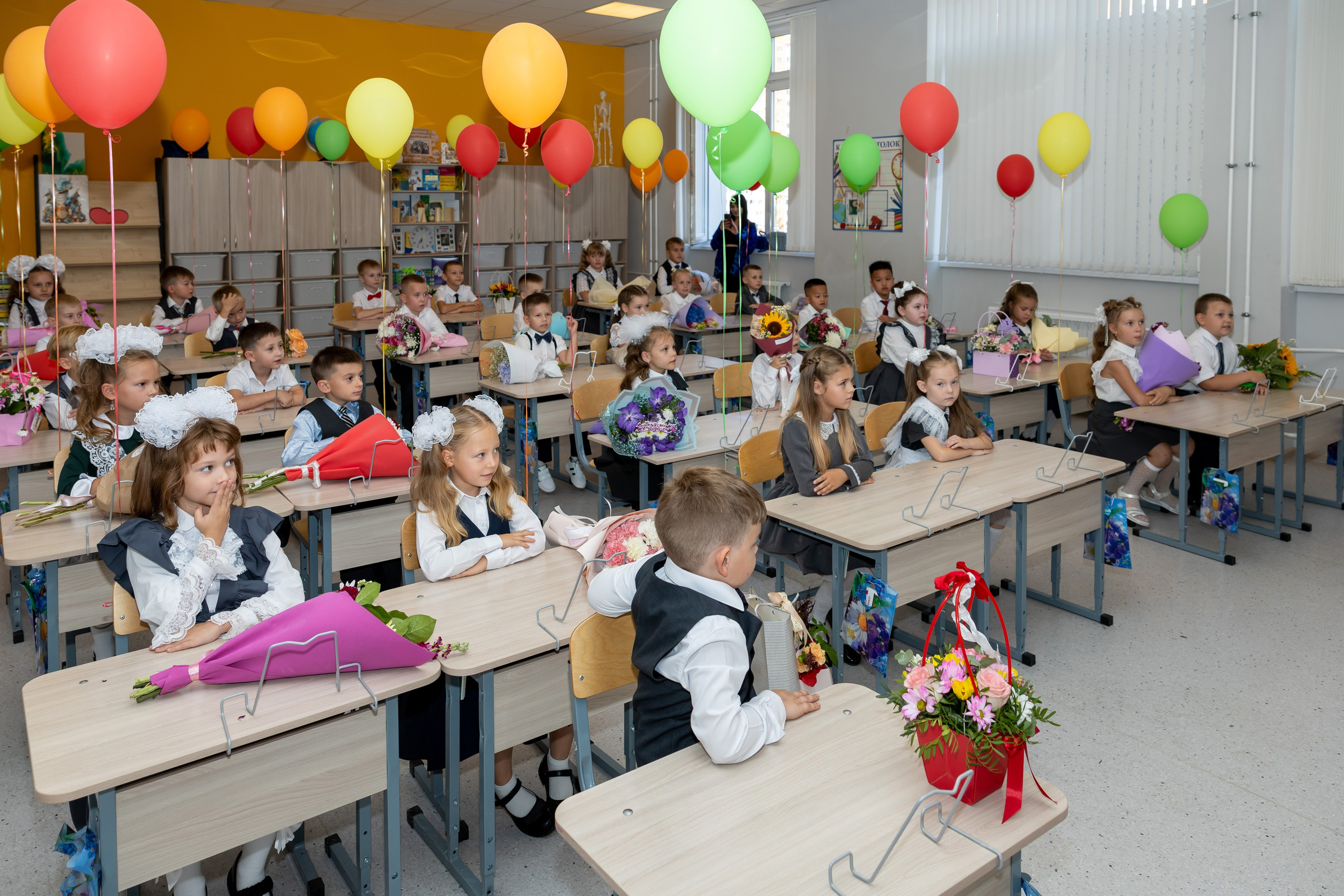 Первый раз в первый класс (репортажная съемка). Фотограф в Серпухове Наталья Руденко