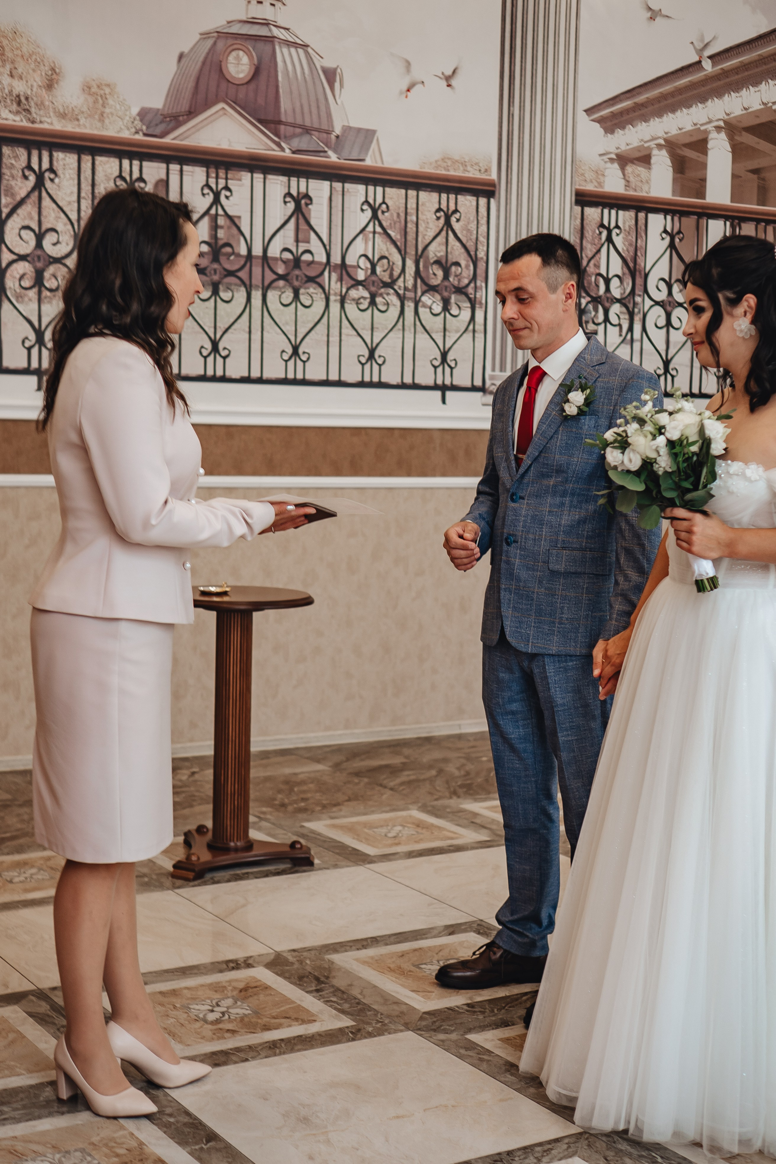 СВАДЕБНАЯ СЬЕМКА В ЗАГСЕ НА МОСКОВСКОМ ПРОСПЕКТЕ. Профессиональный фотограф, Санкт-Петербург — Виктория Богомолова