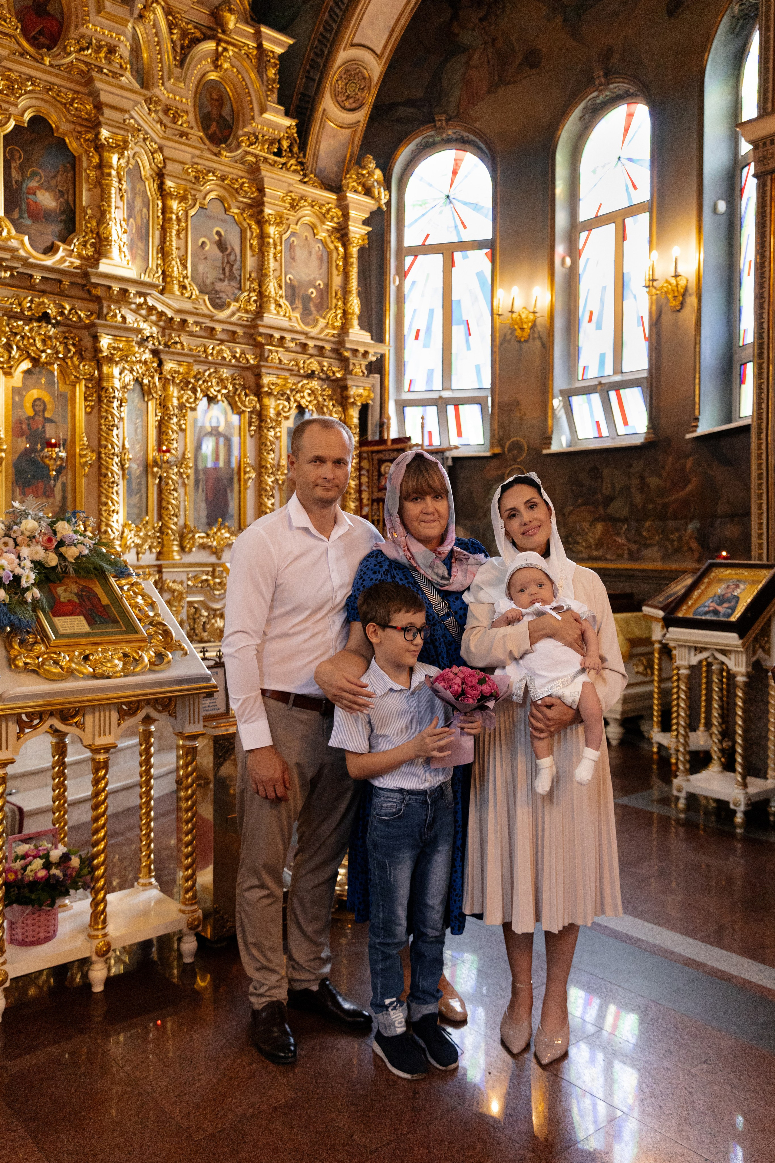 Крещение в Церкви иконы Божией Матери Целительницы. Свадебный фотограф и видеограф Краснодар, Ростов, Сочи, Новороссийск