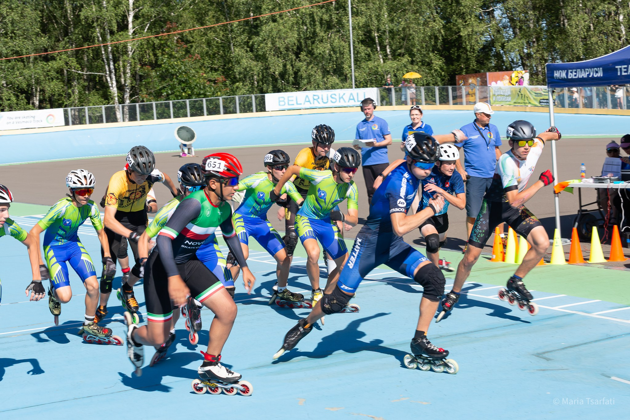 Международные соревнования по спидскейтингу. Солигорск, Беларусь. 2025. Спортивная съемка Мария Царфати