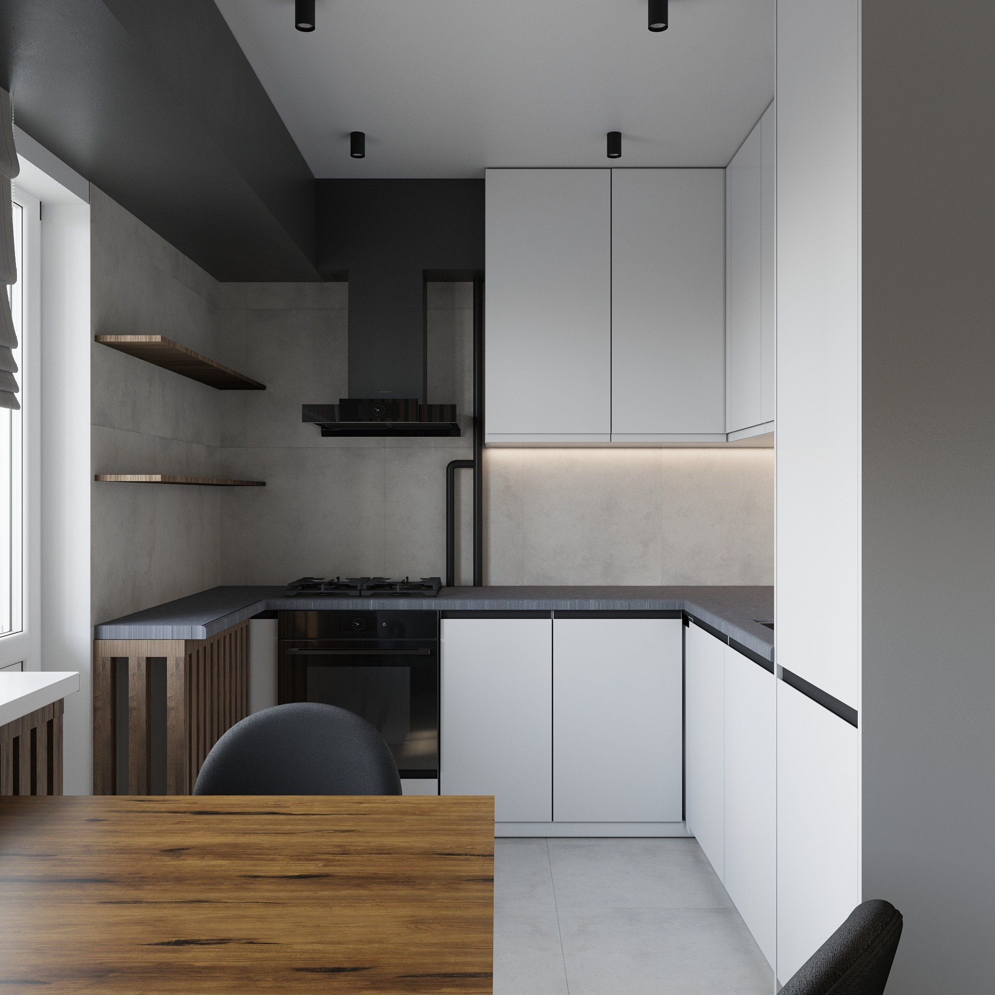 Москва квартира 70кв. Kich.design