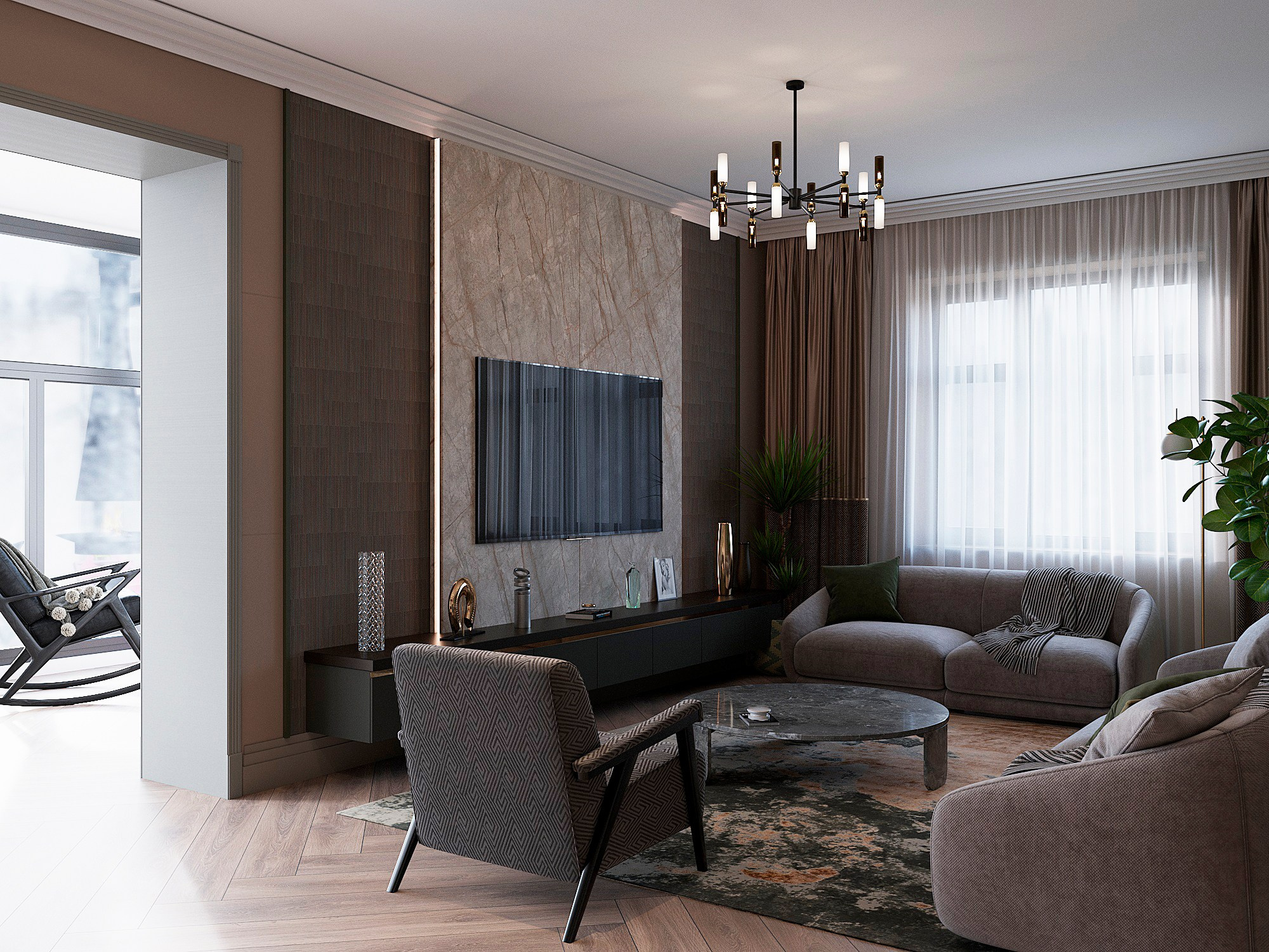 Коттедж 282кв Айдарово. Kich.design