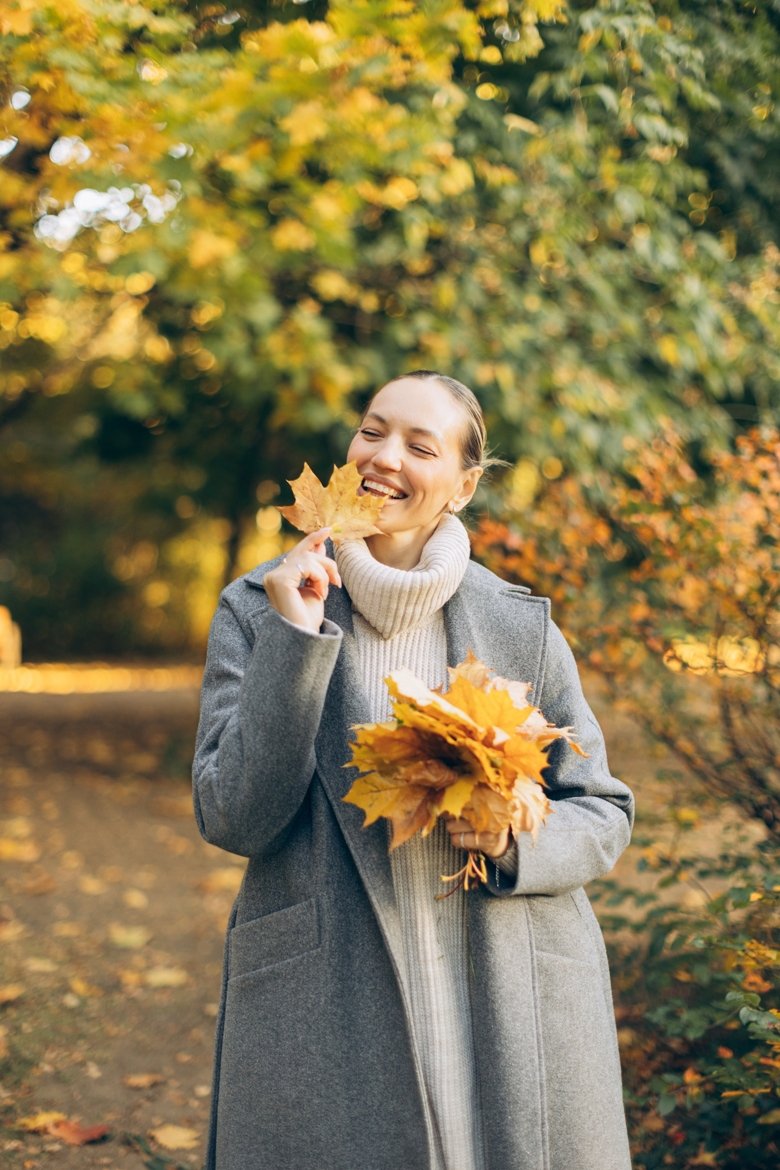 Осень в парке. Свадебный и семейный фотограф Москва и Московская область