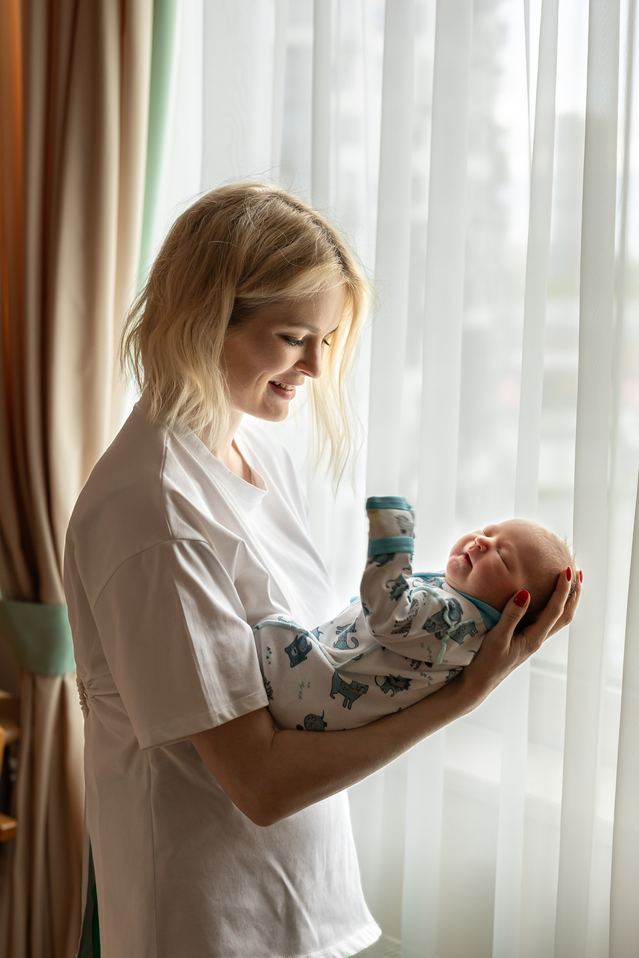 Выписка из роддома. Семейный и детский фотограф в Москве Орешина Юлия