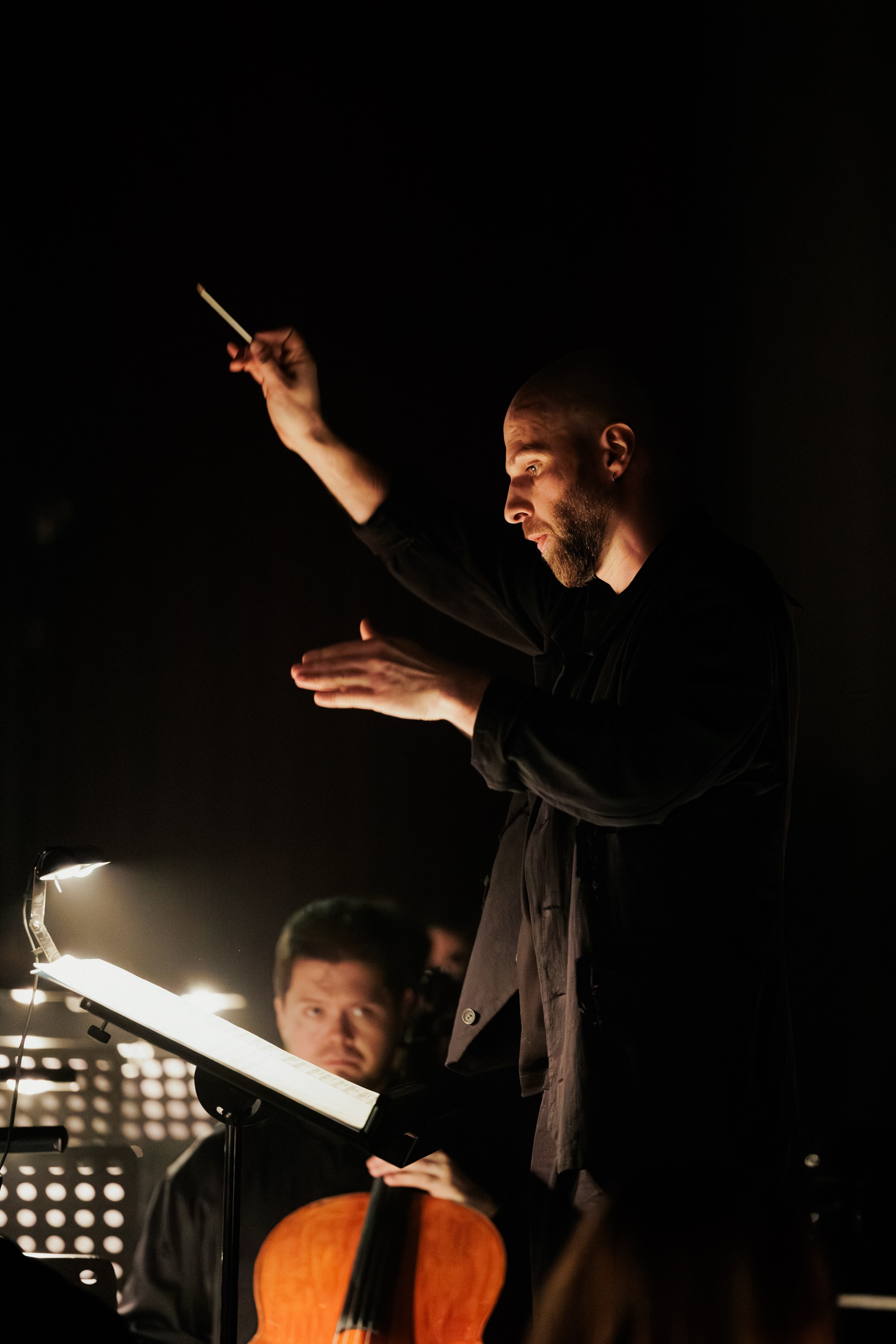 Концерт музыки композитора-резидента Алексея Ретинского «Dom Radio». Репортажный фотограф в Санкт-Петербурге Александр Паклин