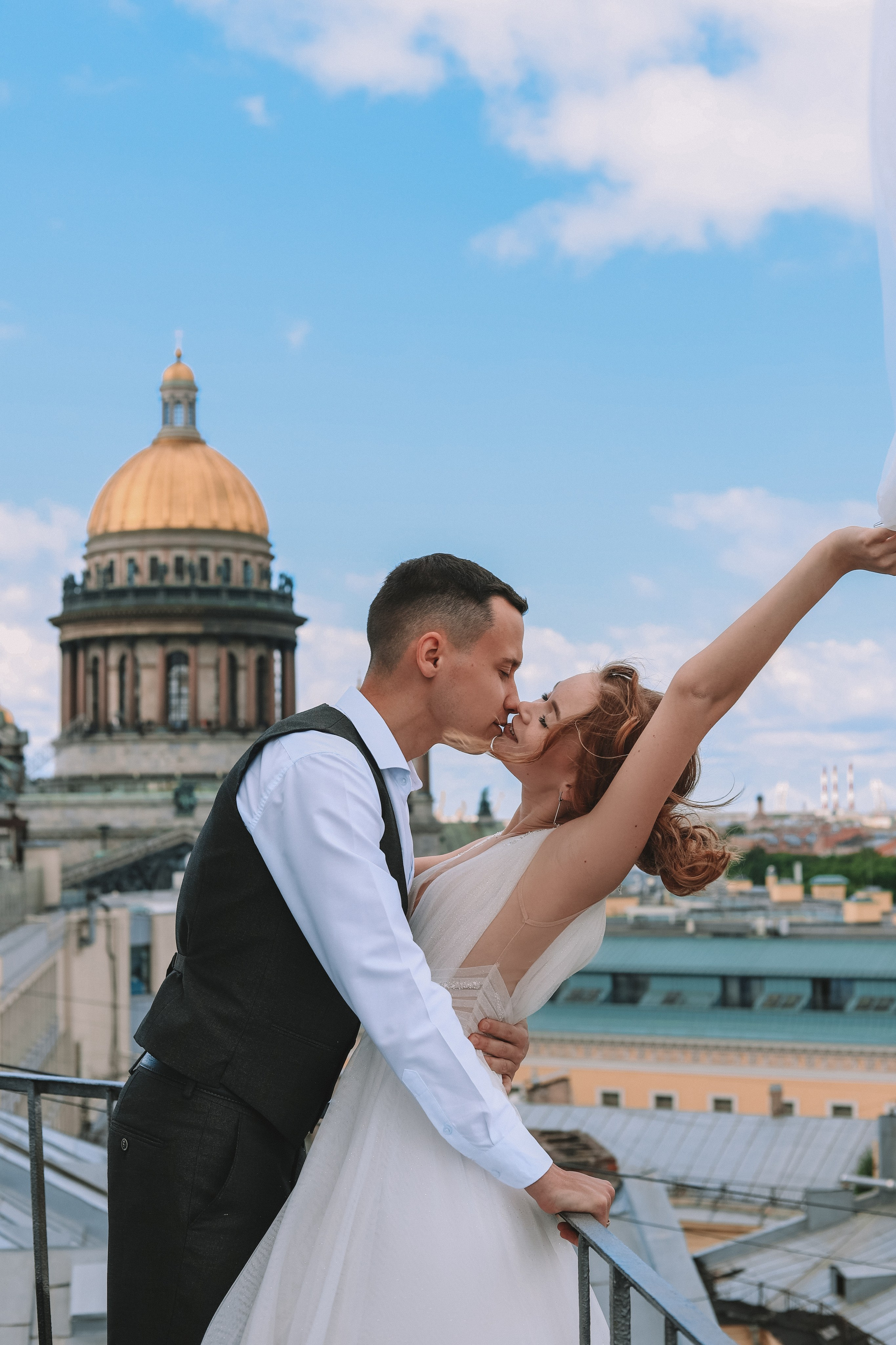 Свадебная фотосессия на крыше — фотограф СПб. Фотограф Олеся Беляева | Санкт-Петербург и Ленобласть