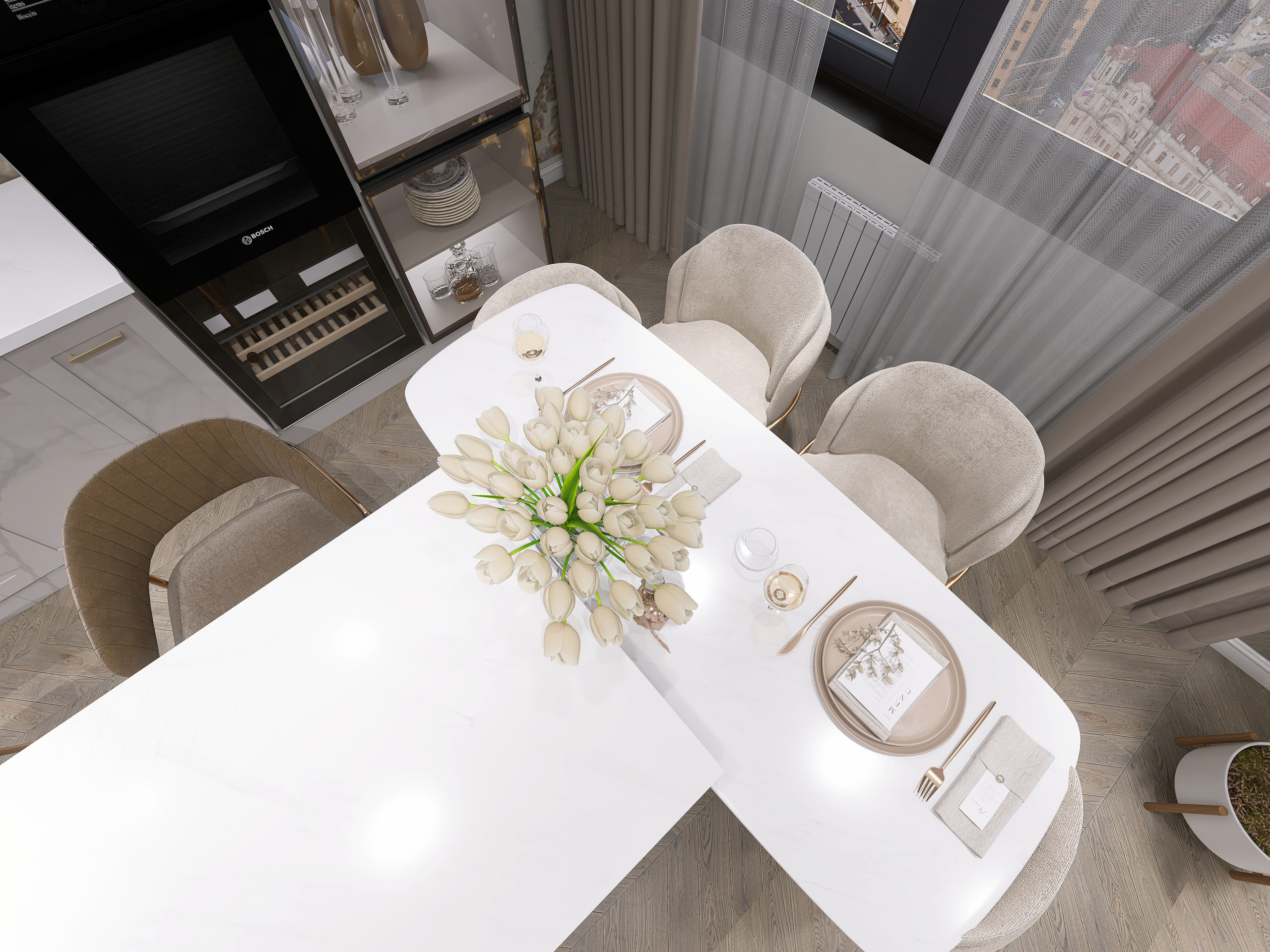 ЖК Тихомиров. Площадь 60 кв. м. Дизайнер интерьера в Новосибирске_Елена Сергеева