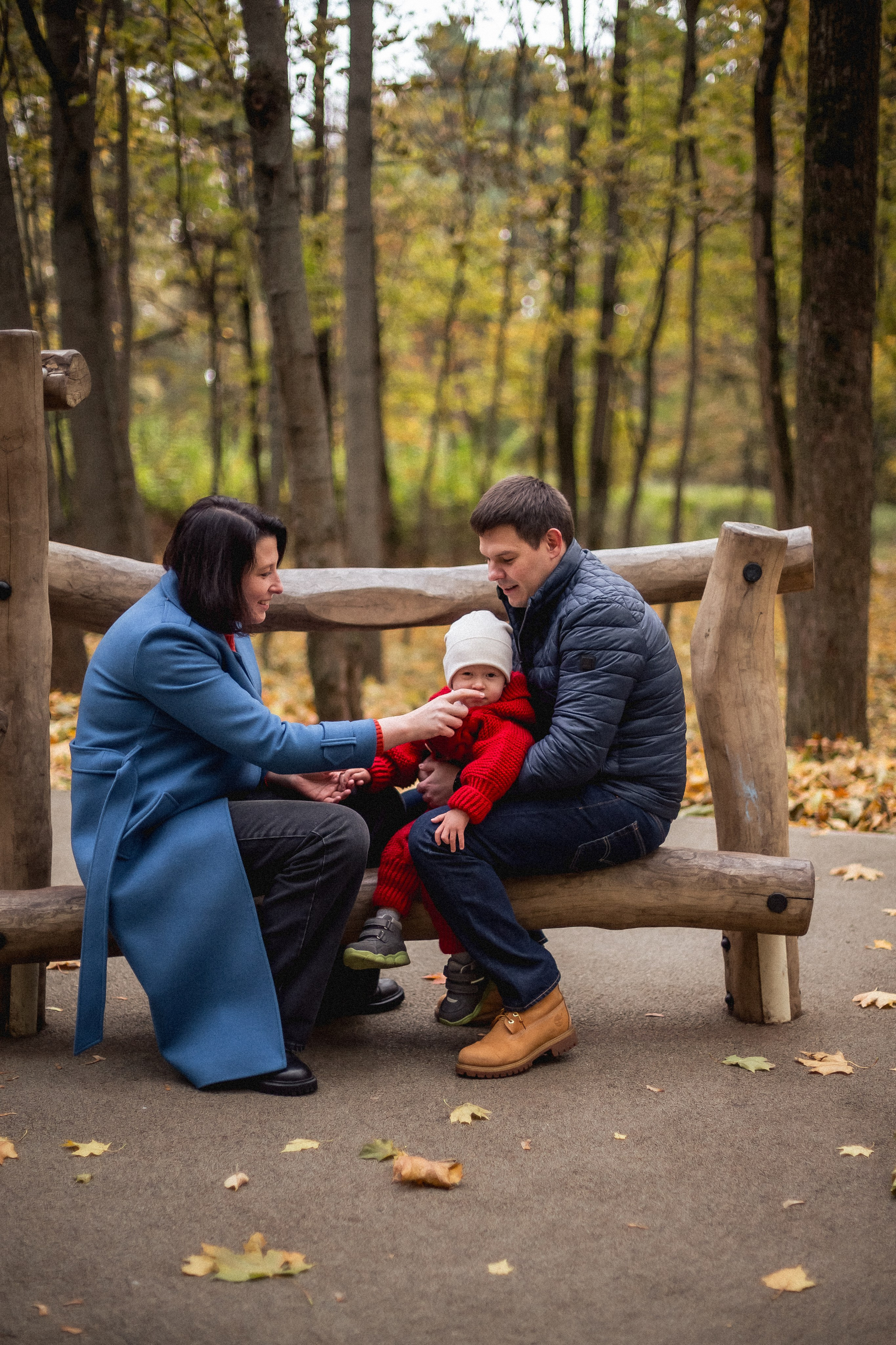 Тепло осени. Леон и родители. Фотограф в Москве Базанова Дарья