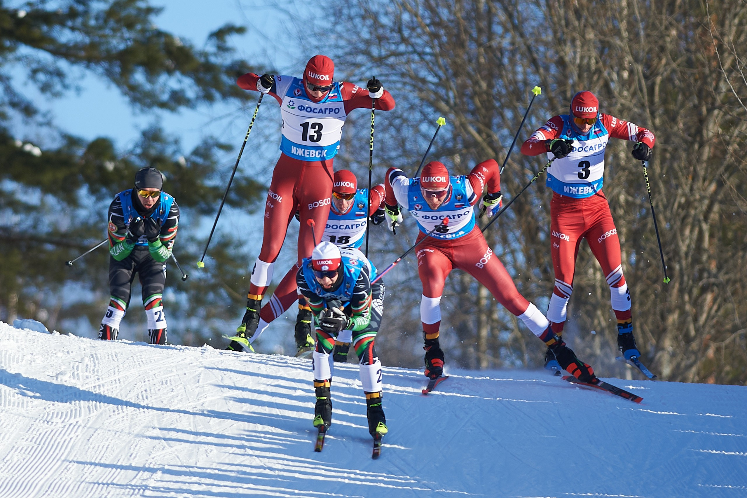VI этап ФосАгро Кубка России по лыжным гонкам. Спринт. Ижевск 25.01.2025. Спортивный репортажный фотограф в Ижевске Сергей Мерзляков