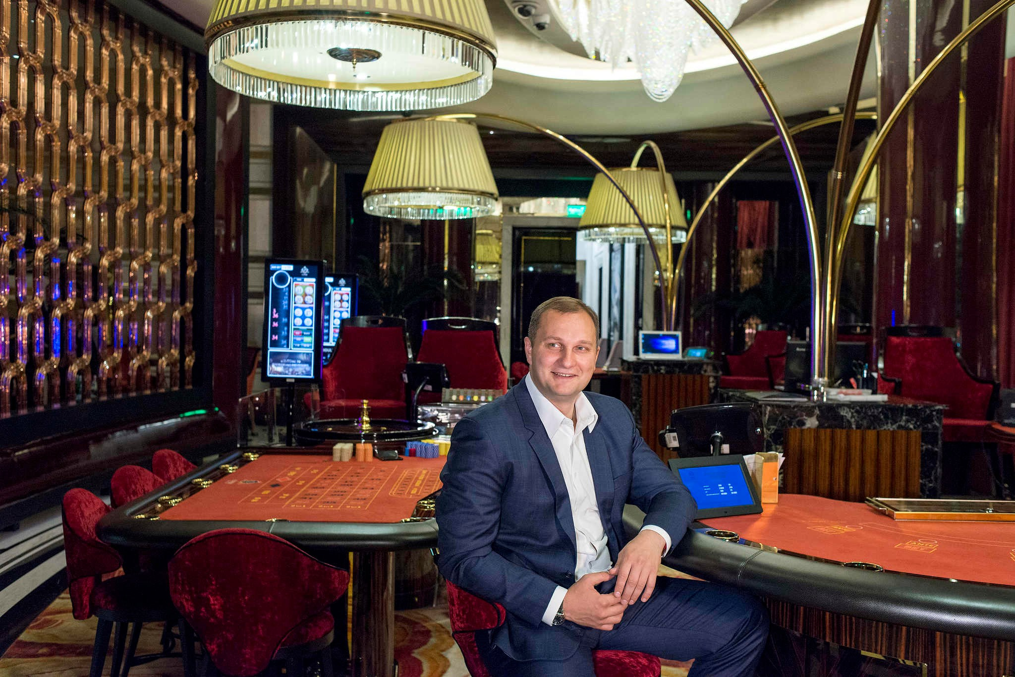 Директор казино в Красной Поляне. Съемка для журнала Forbes. 