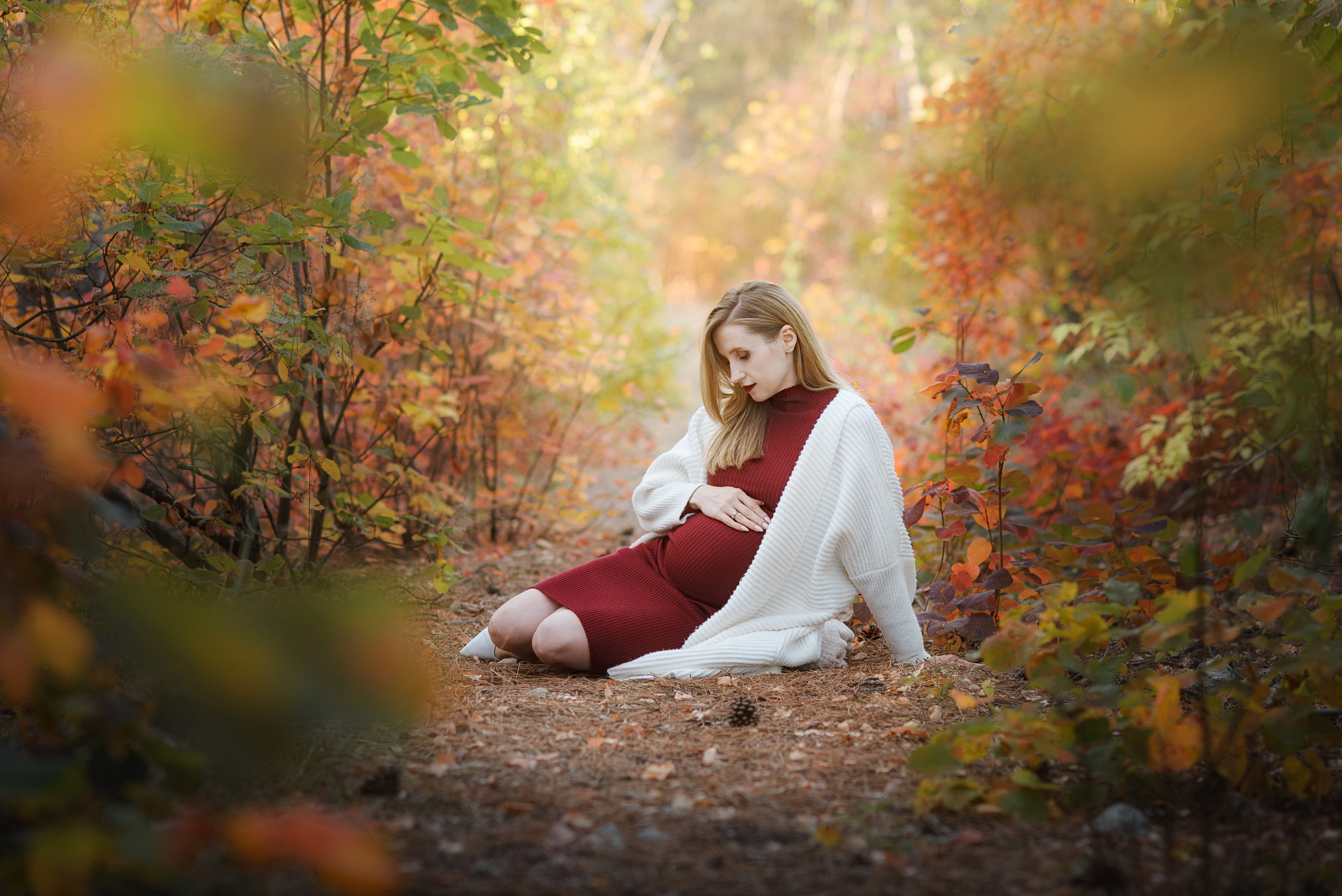 Прогулочная осенняя фотосессия «В ожидании» для Сергея и Татьяны. Фотограф Симферополь Крым Ольга Топоривская