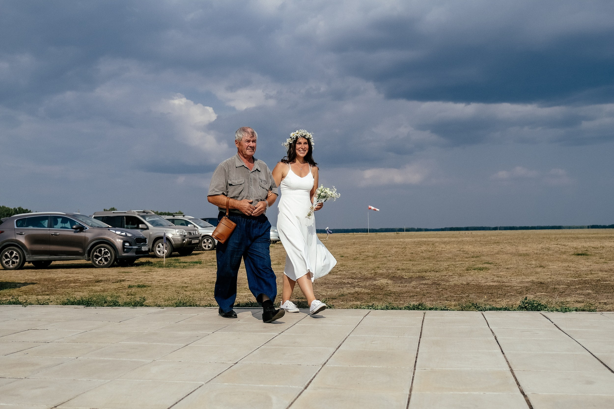 Свадьба на аэродроме